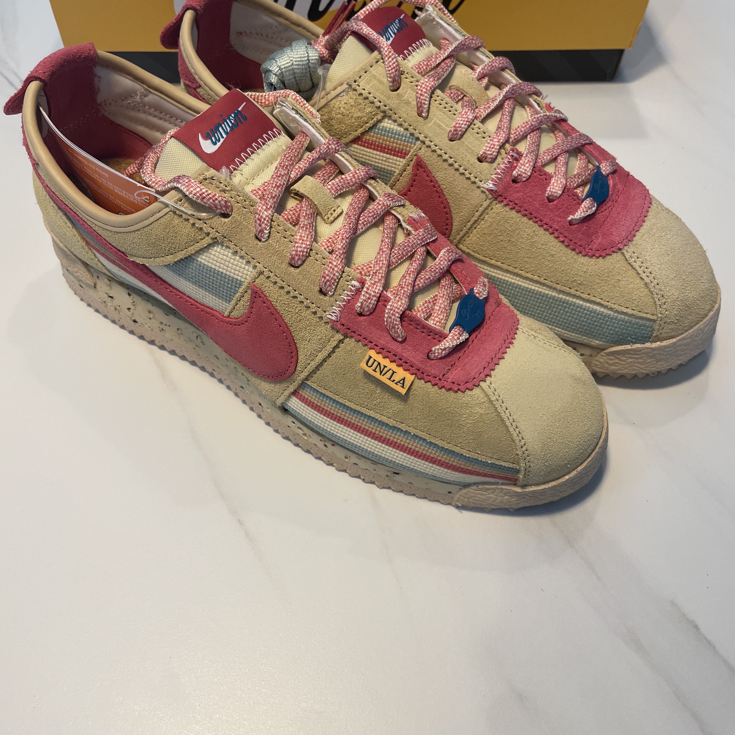 Nike x Union Cortez SP Sesame 착용 스타일 - 1