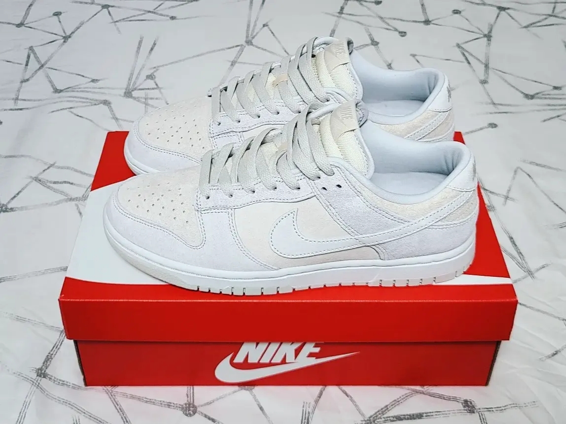 Nike Dunk Low Retro PRM Vast Grey 착용 스타일 - 2