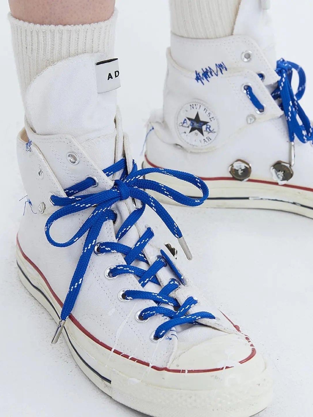 Converse Chuck 70 High Vintage Canvas White, Converse Chuck 70 Hi Black 착용 스타일 - 1