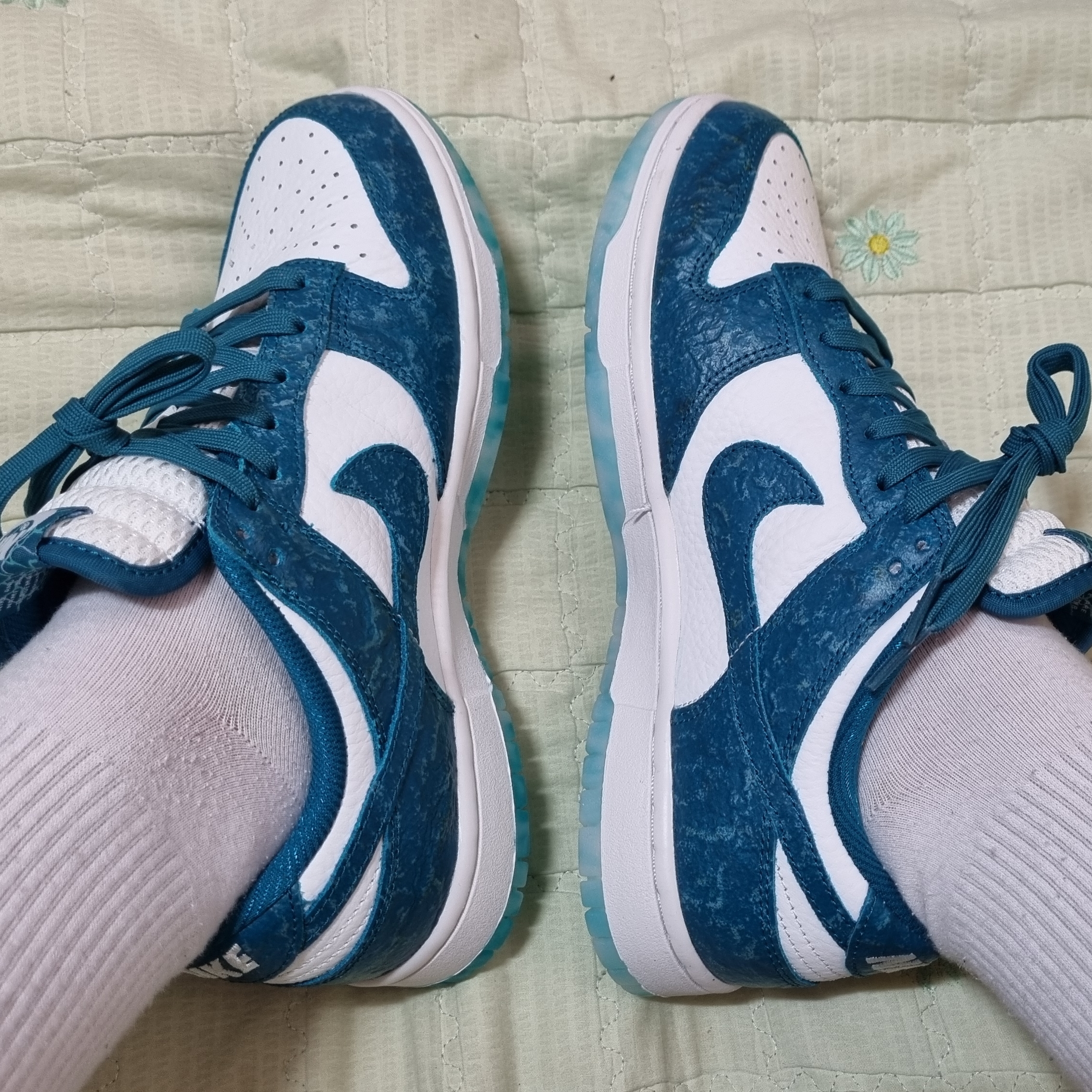 (W) Nike Dunk Low Ocean 착용 스타일