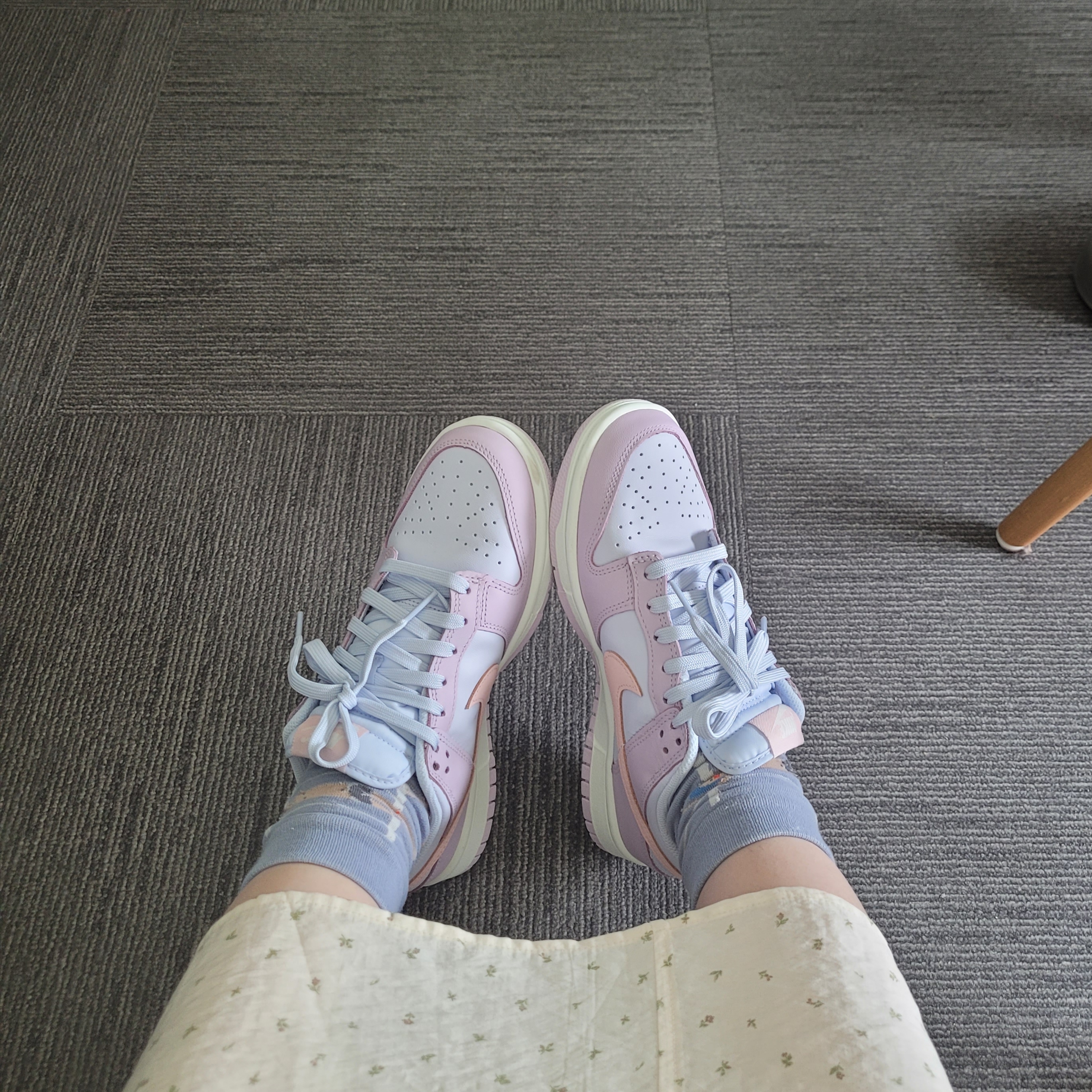 (W) Nike Dunk Low Atmosphere Pink 착용 스타일