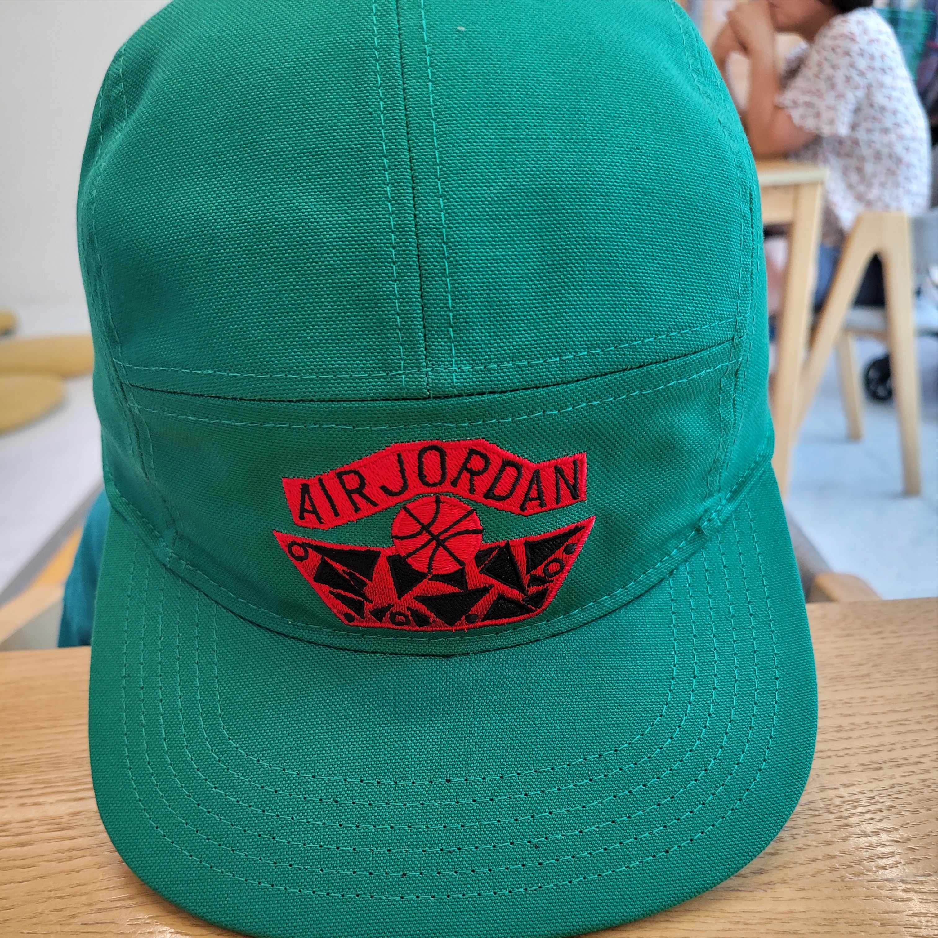 Jordan x Nina Chanel Abney AW84 Adjustable Hat Green 착용 스타일