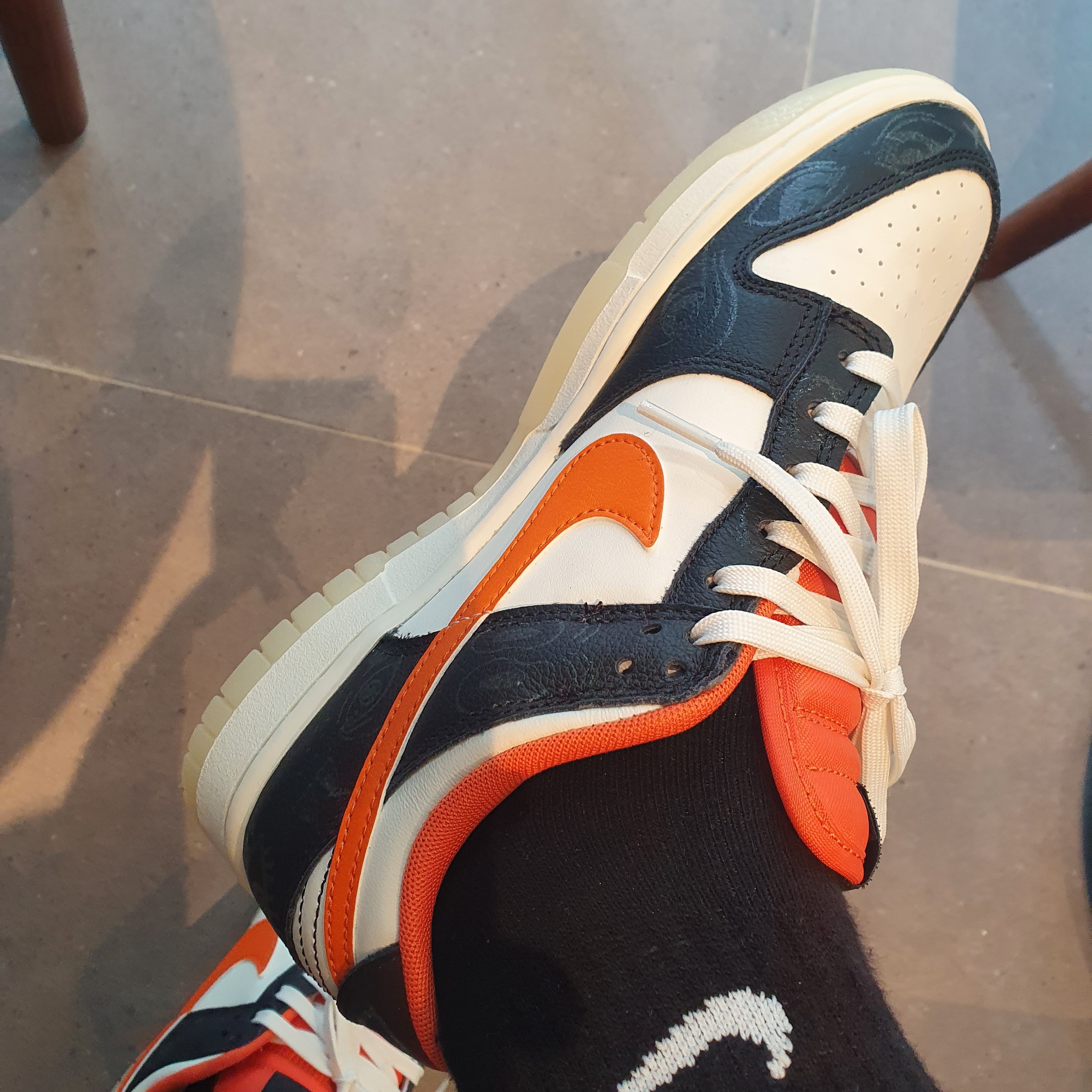 Nike Dunk Low Retro PRM Halloween 착용 스타일 - 3