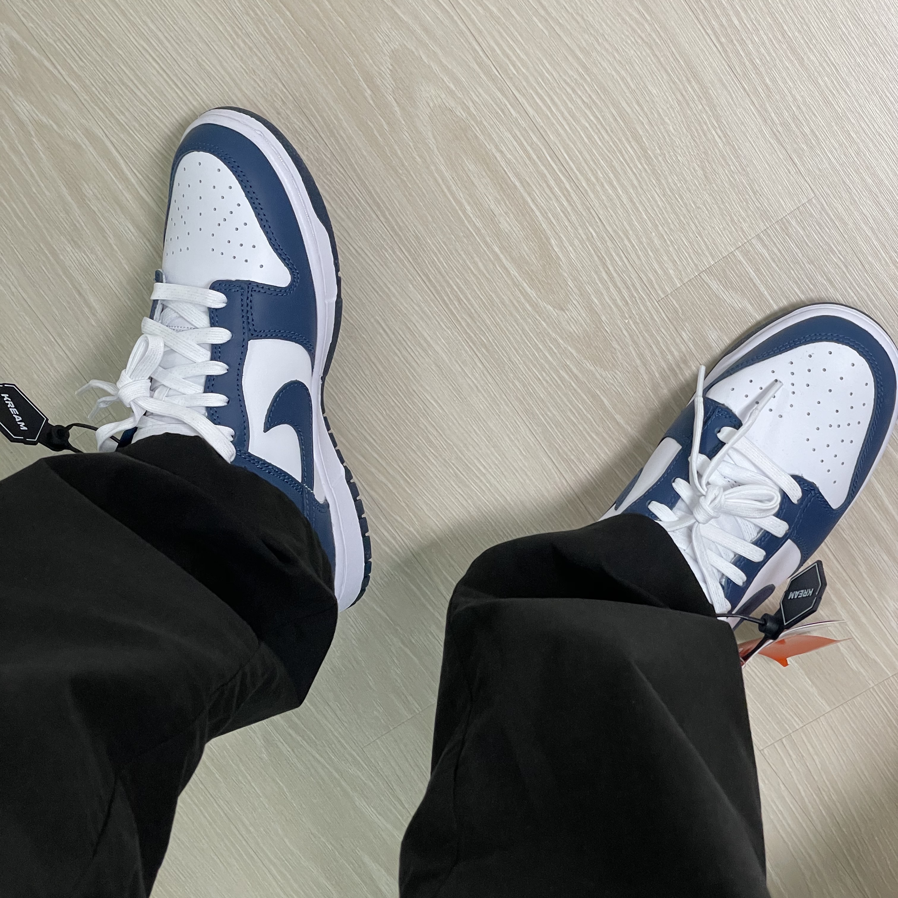 Nike Dunk Low Retro Valerian Blue 착용 스타일 - 1