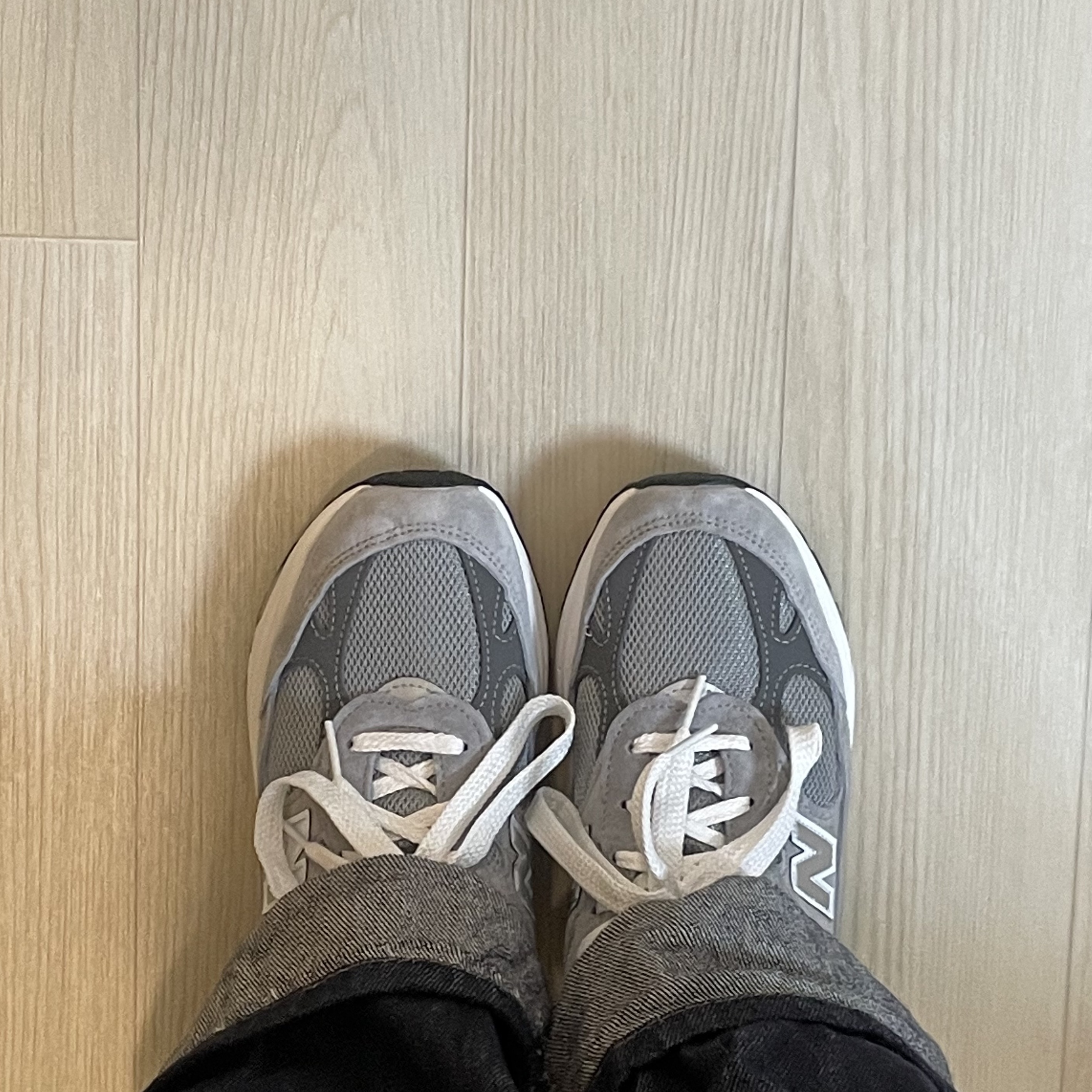 New Balance 993 Made in USA Grey - D Standard 착용 스타일