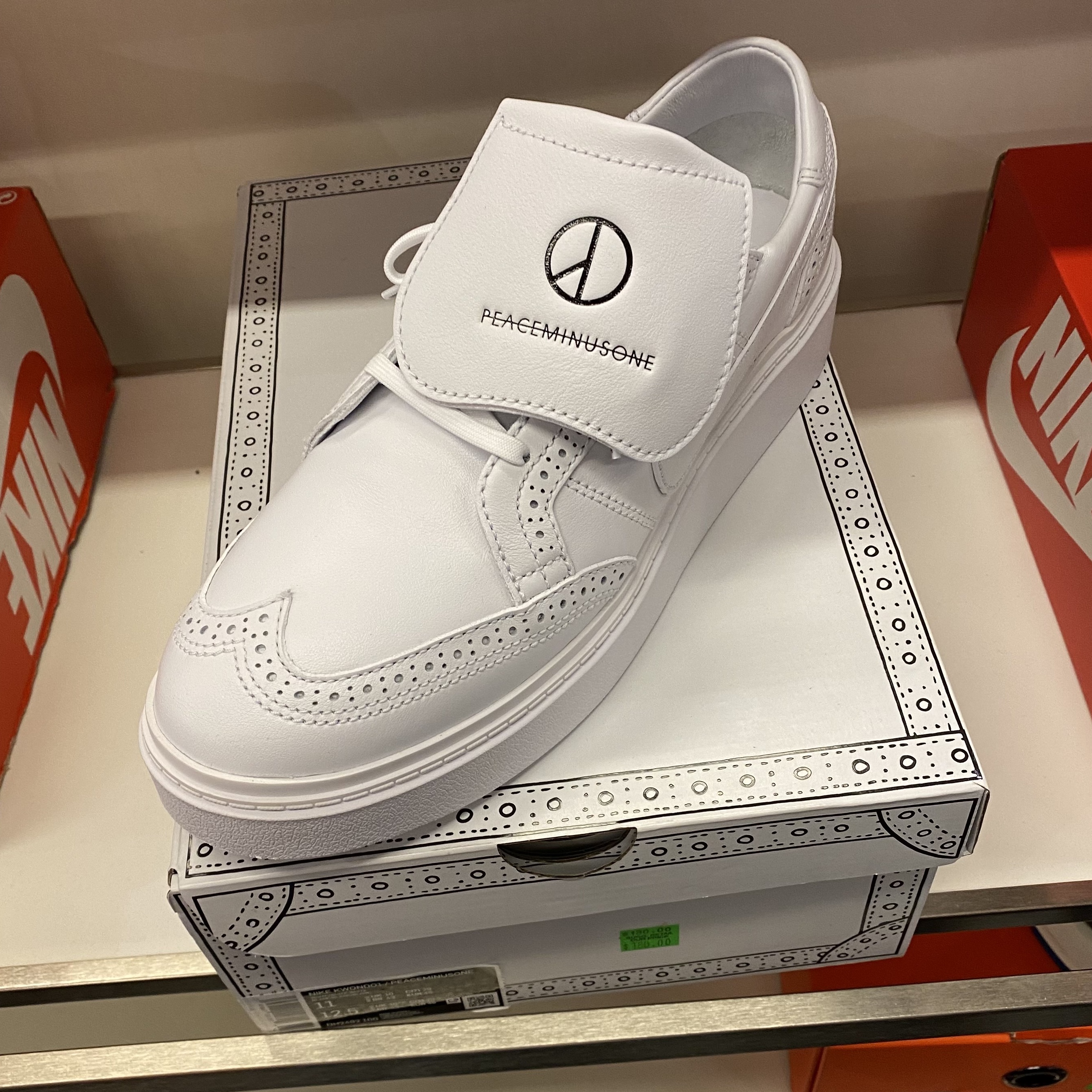 Nike x Peaceminusone Kwondo1 White 착용 스타일