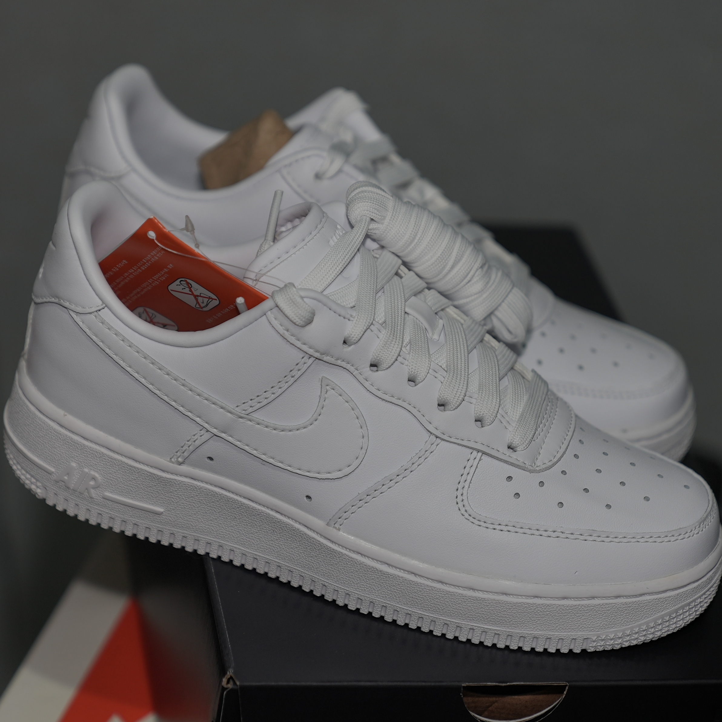 Nike Air Force 1 '07 Fresh White 착용 스타일 - 1