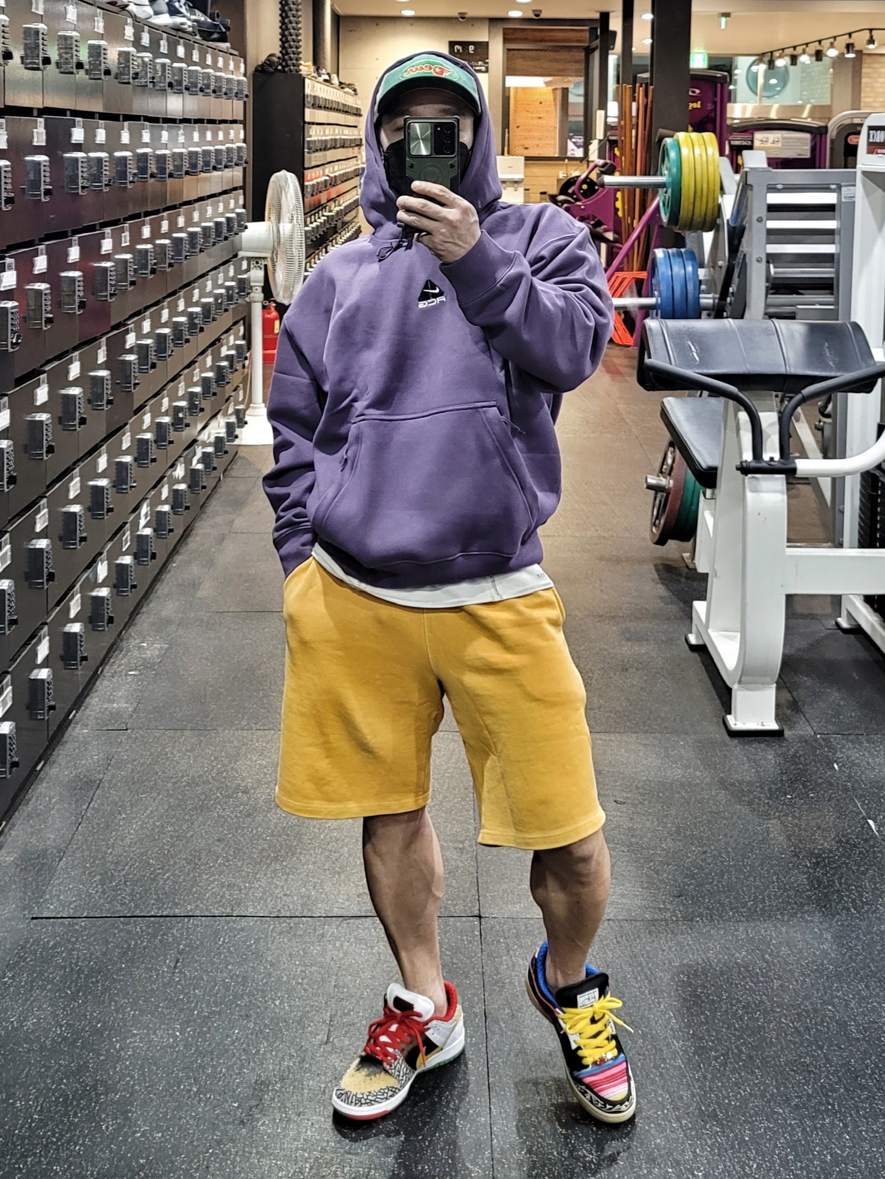 Nike ACG Therma-Fit Pullover Fleece Hoodie Canyon Purple - Asia, Nike SB Dunk Low What The Paul 착용 스타일