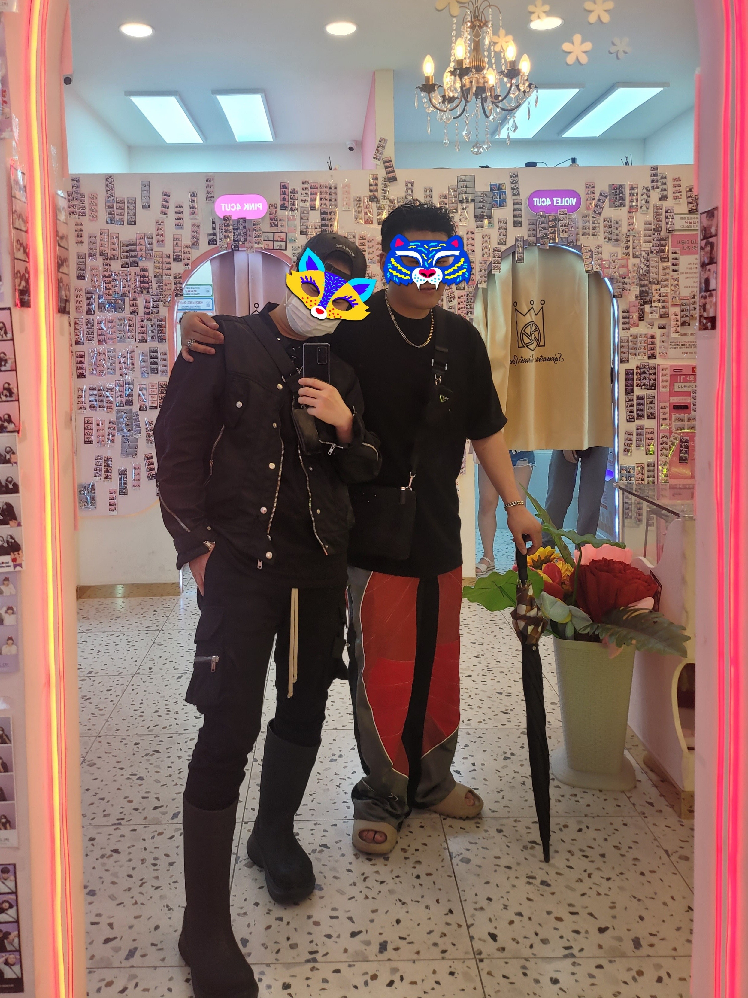 Nike x Cactus Plant Flea Market MX Rave Pants Red Grey Black - Asia, Undermycar Sioki Louisette T-Shirt Ox Blood - 22SS 착용 스타일