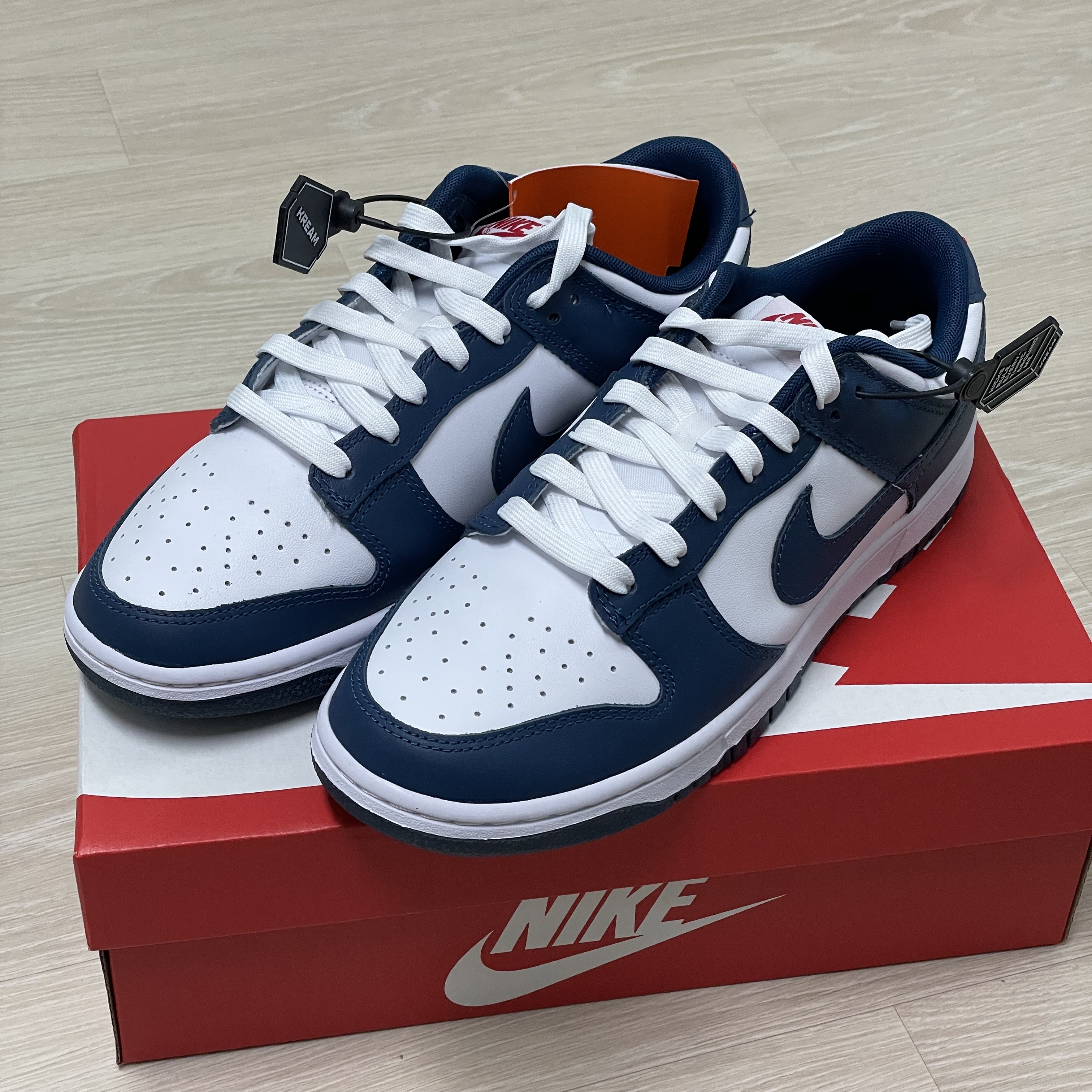 Nike Dunk Low Retro Valerian Blue 착용 스타일 - 2