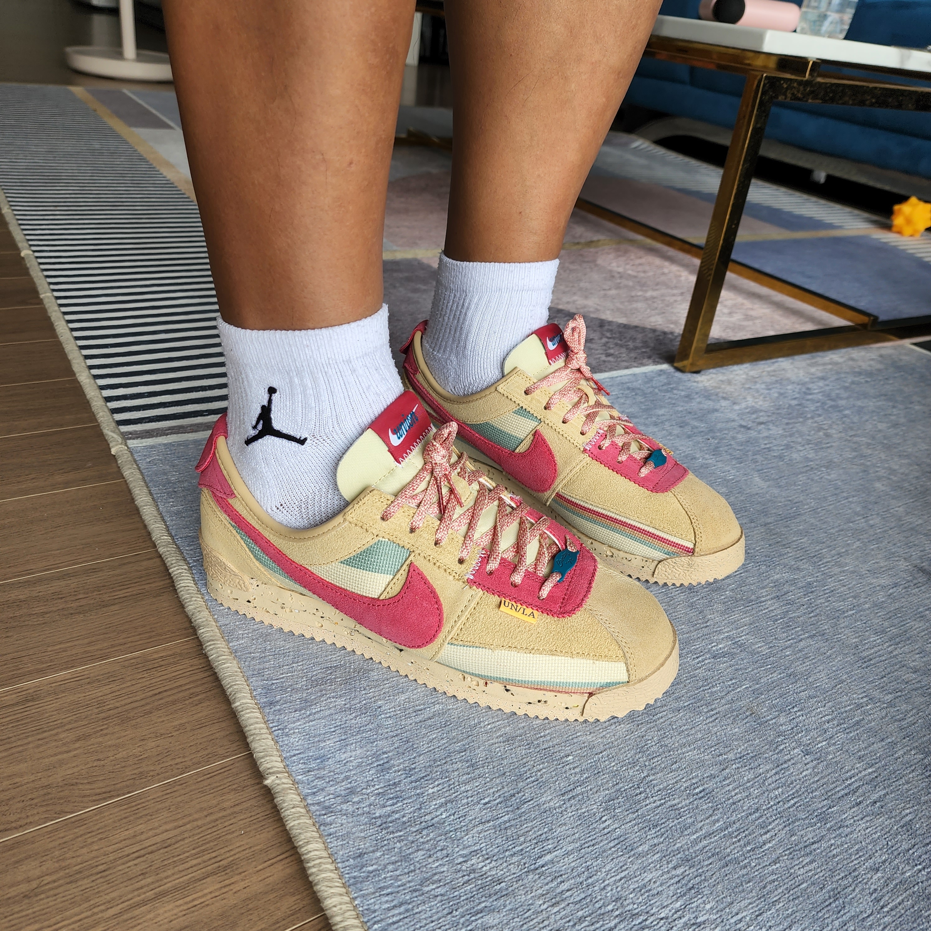 Nike x Union Cortez SP Sesame 착용 스타일 - 1