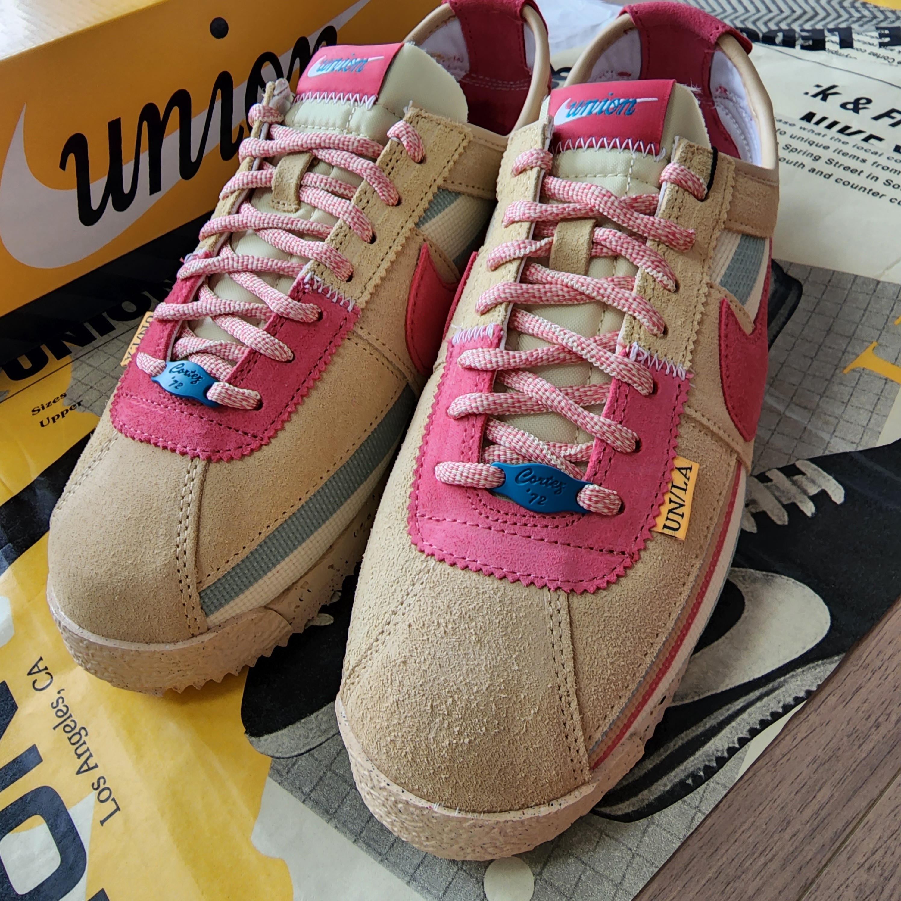Nike x Union Cortez SP Sesame 착용 스타일 - 5