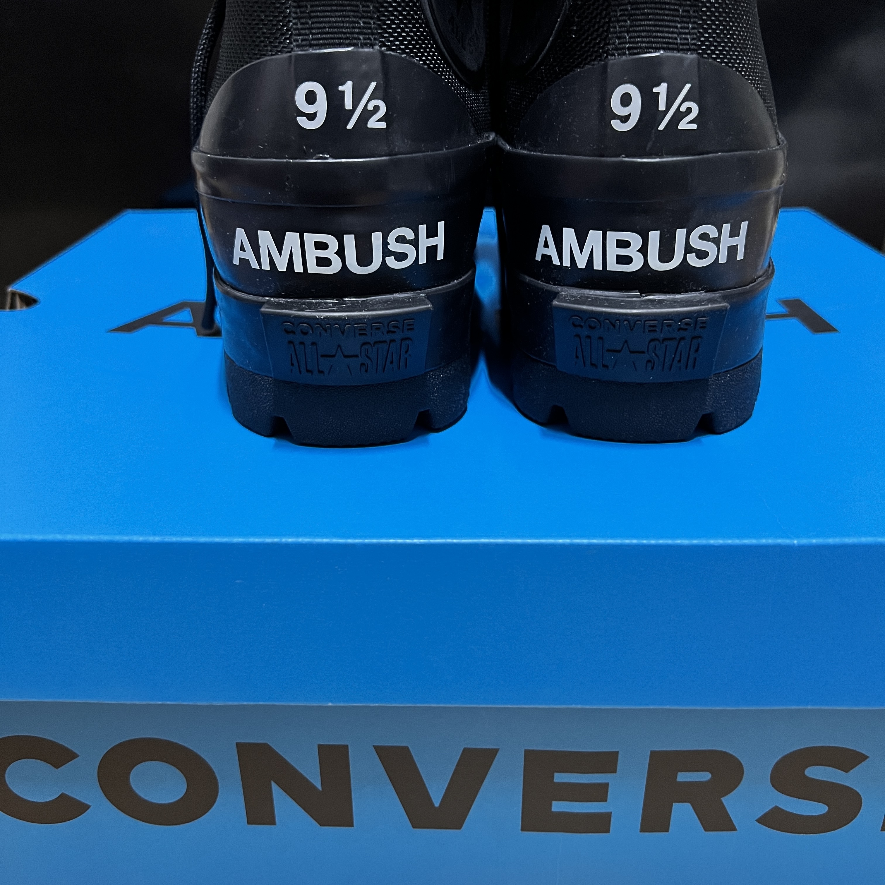 Converse x Ambush Chuck Taylor All Star Duck Boot Black 착용 스타일