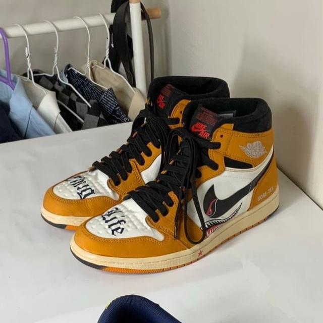Jordan 1 Element Gore-Tex Light Curry 착용 스타일 - 1