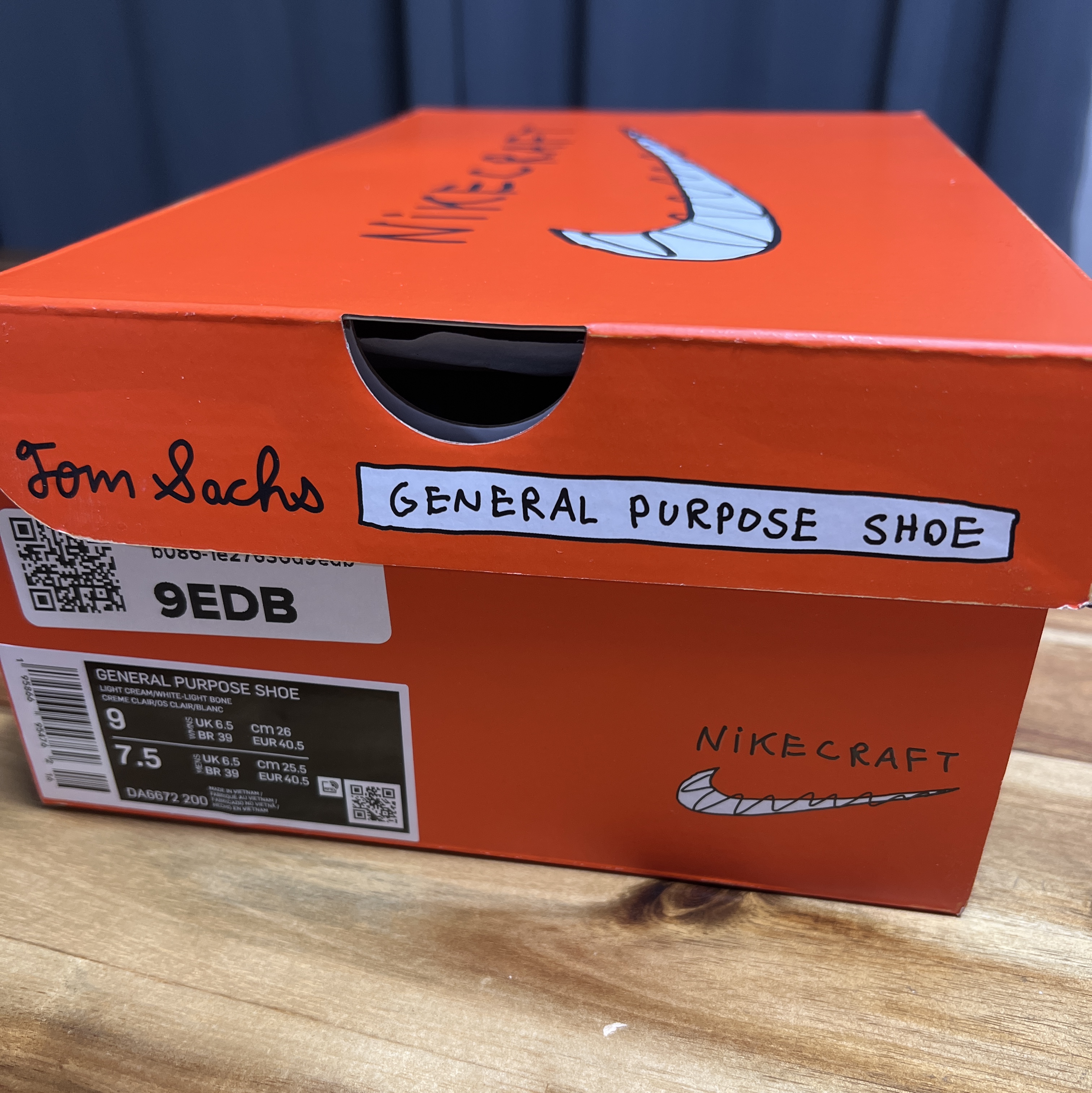 Nike x Tom Sachs General Purpose Shoe Light Cream 착용 스타일