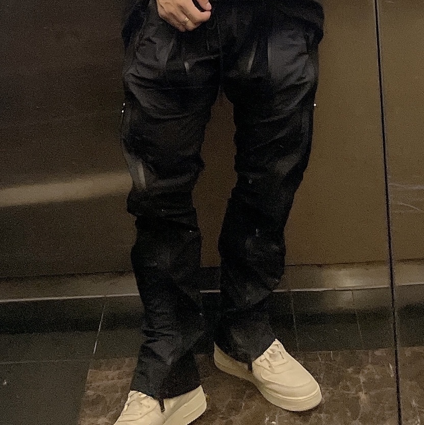 Undermycar Phan Mark 2 Multi Zip Nylon Mesh Pants Iris - 22SS, Nike x Stussy Air Force 1 '07 Mid SP Fossil 착용 스타일