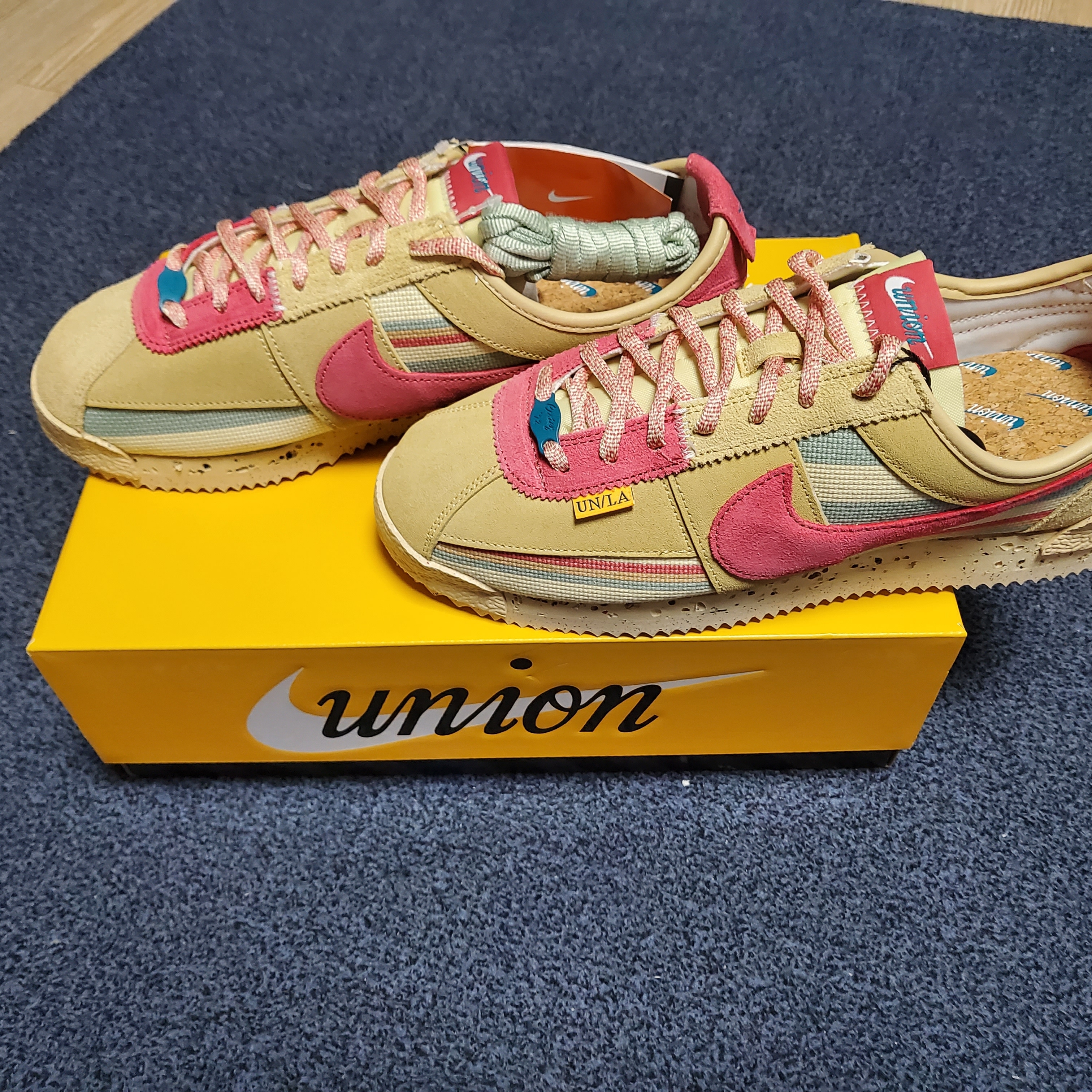 Nike x Union Cortez SP Sesame 착용 스타일 - 1