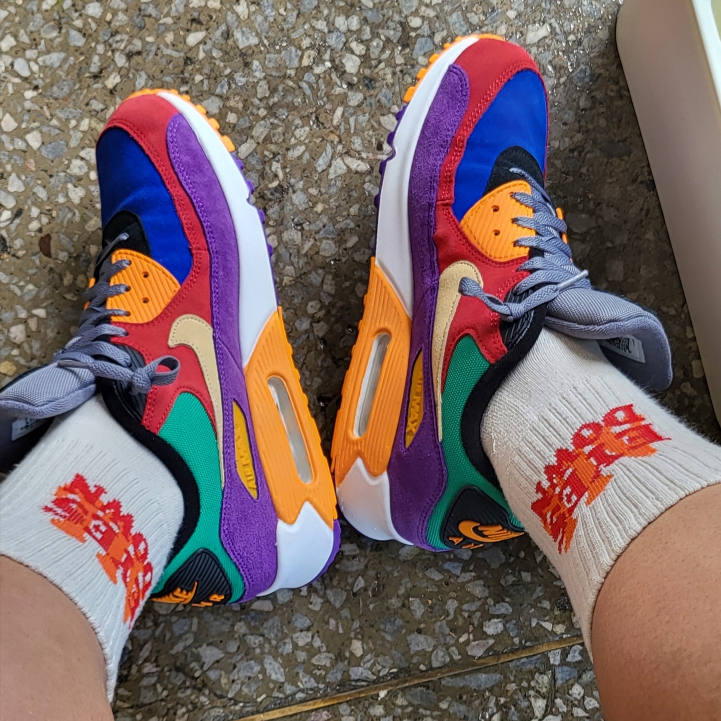 Nike Air Max 90 Viotech OG 착용 스타일