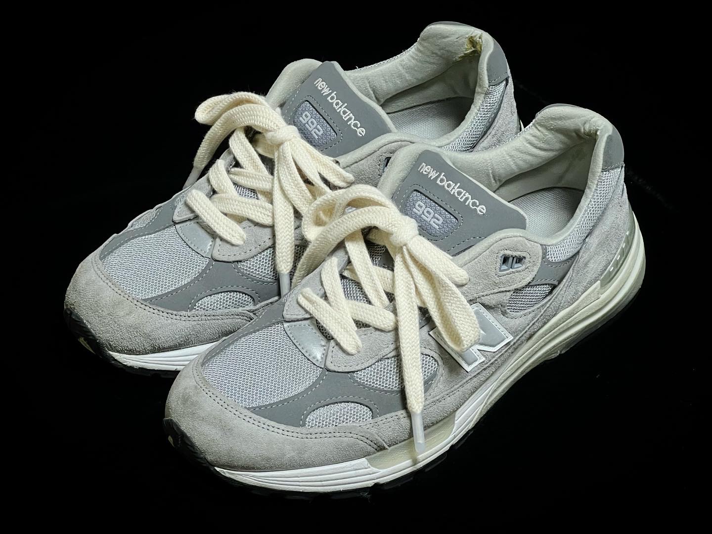 New Balance x Aime Leon Dore 993 Made in USA Taupe, New Balance 992 Made in USA Grey - D Standard 착용 스타일 - 3