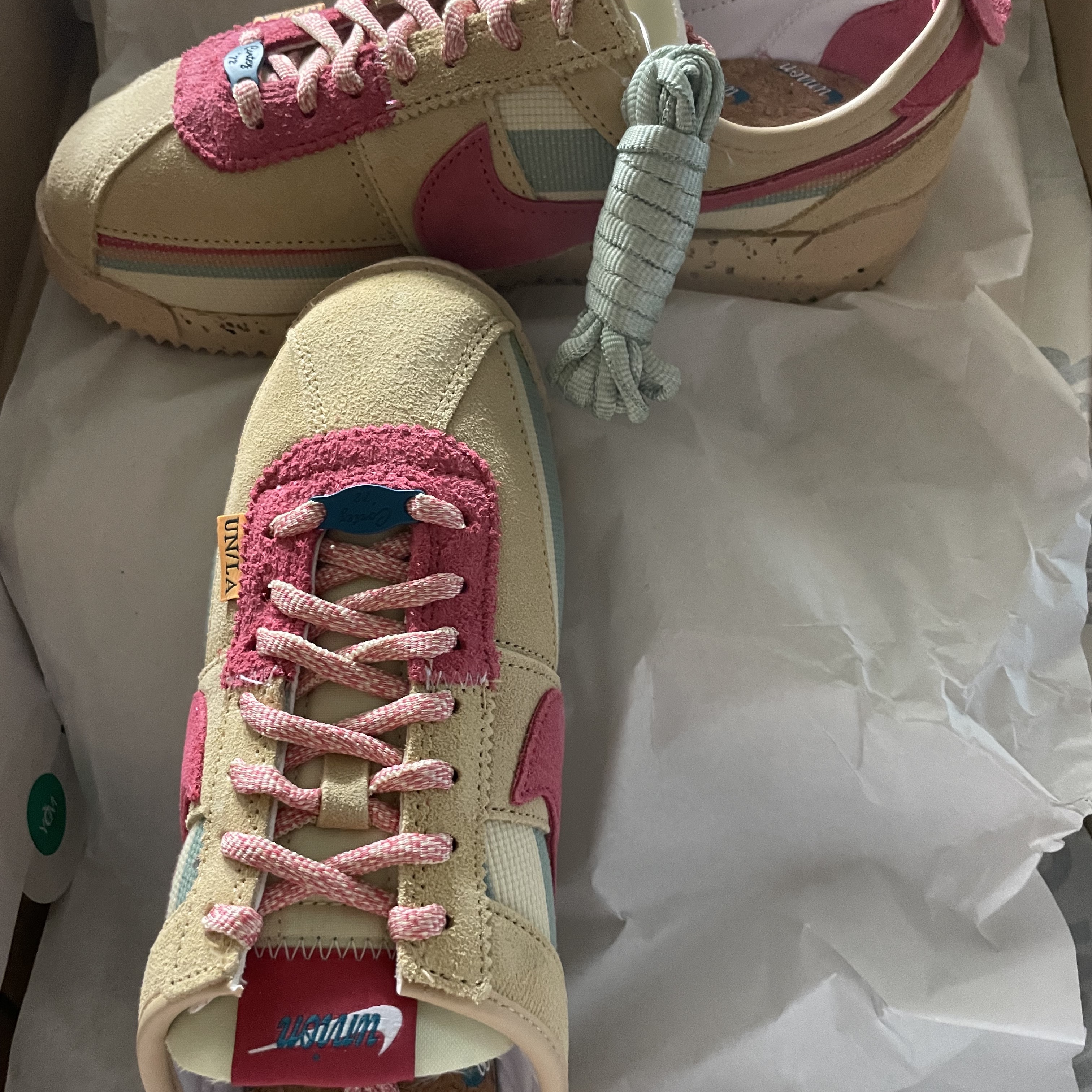Nike x Union Cortez SP Sesame 착용 스타일 - 3