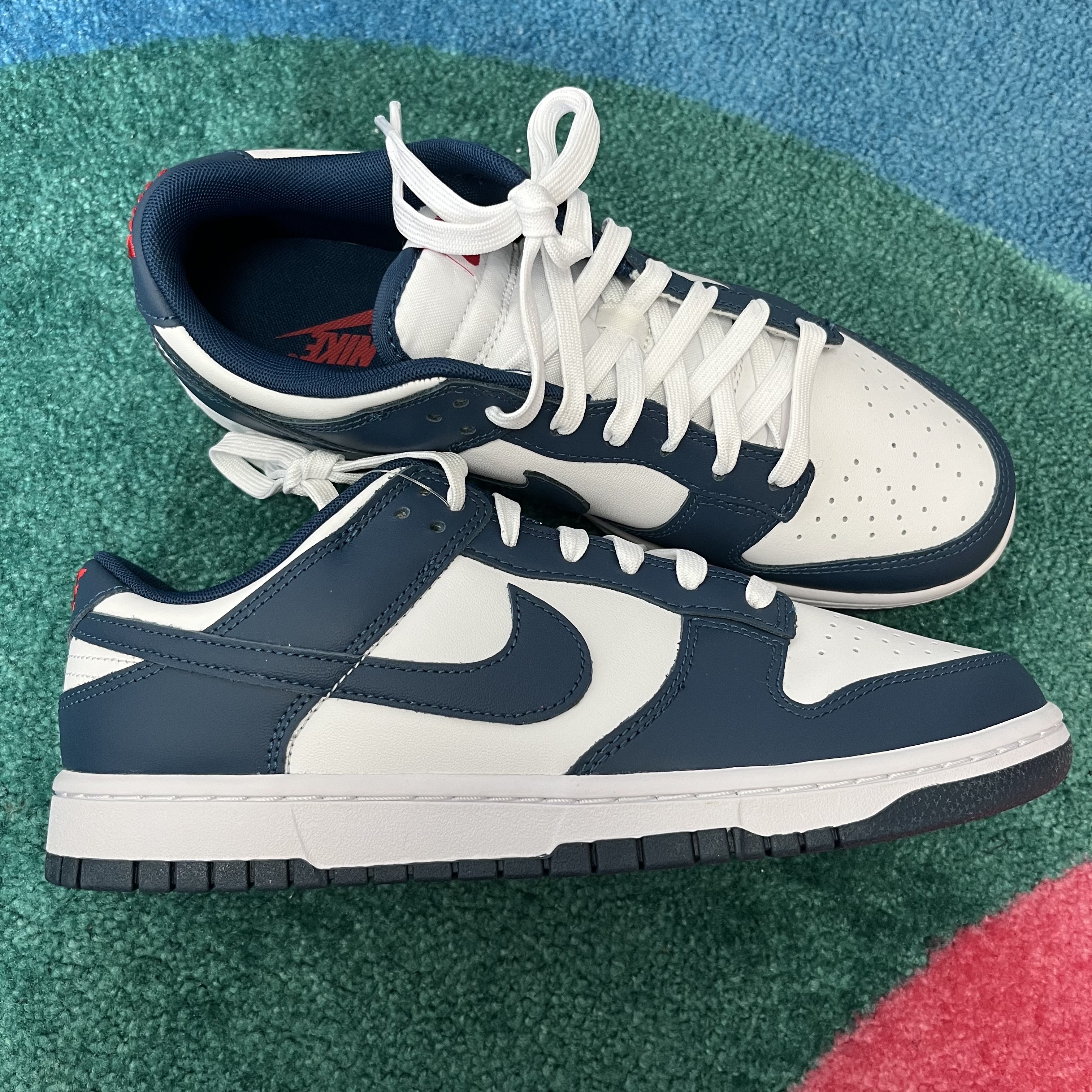 Nike Dunk Low Retro Valerian Blue 착용 스타일 - 1