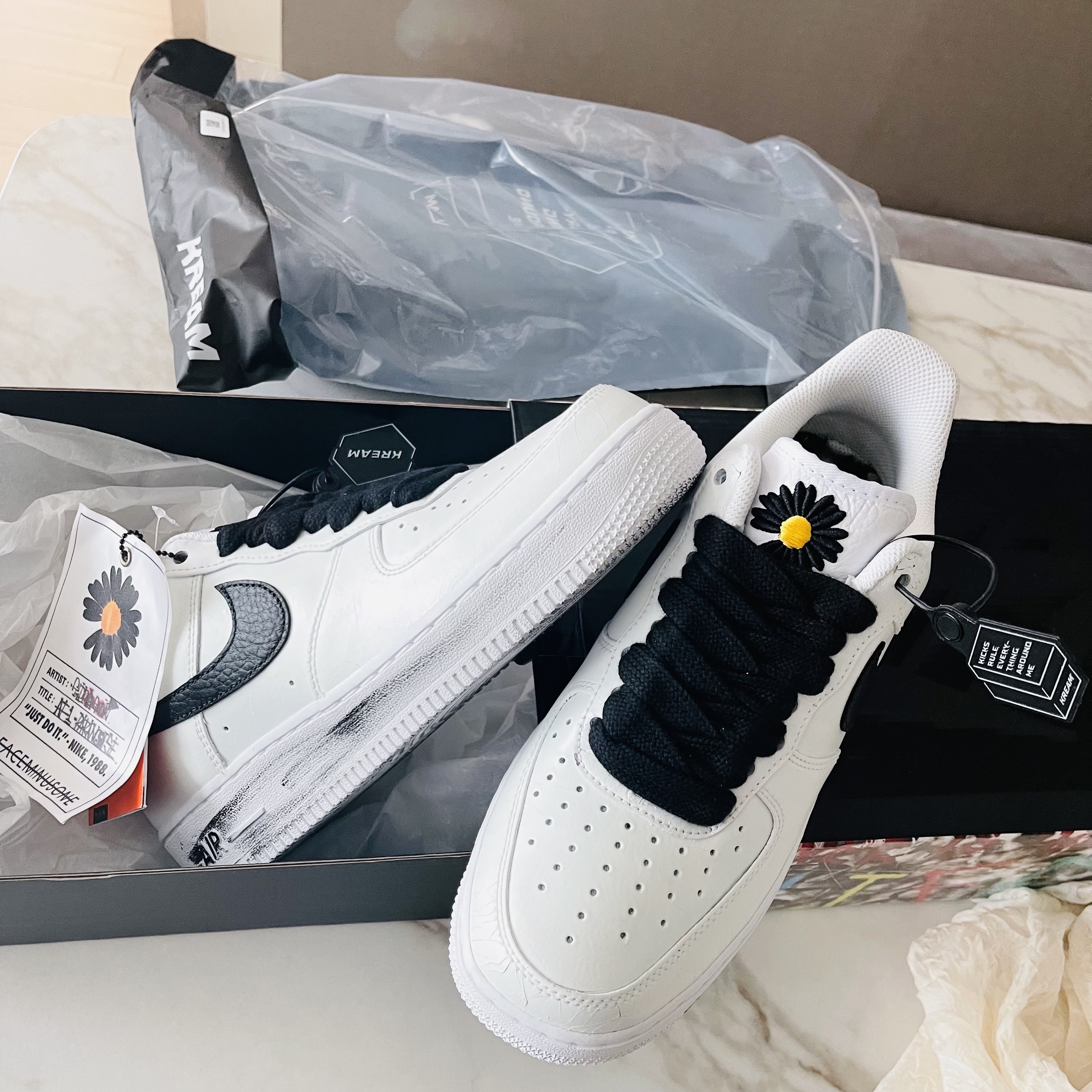 Nike x Peaceminusone Air Force 1 Low Para-Noise 2.0 착용 스타일 - 1
