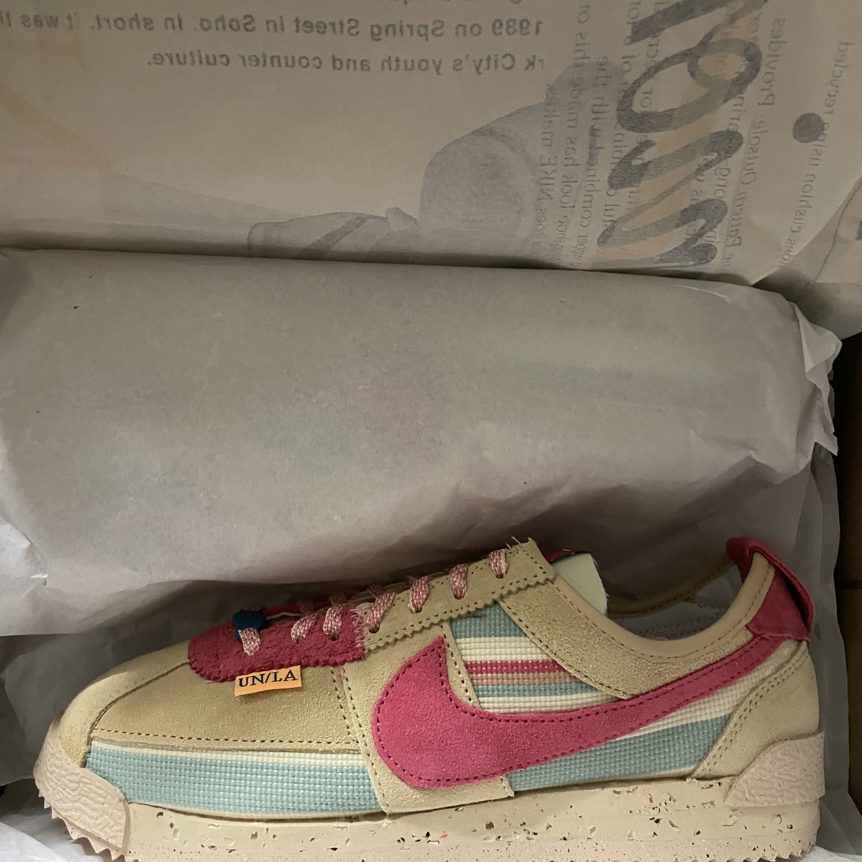 Nike x Union Cortez SP Sesame 착용 스타일 - 2