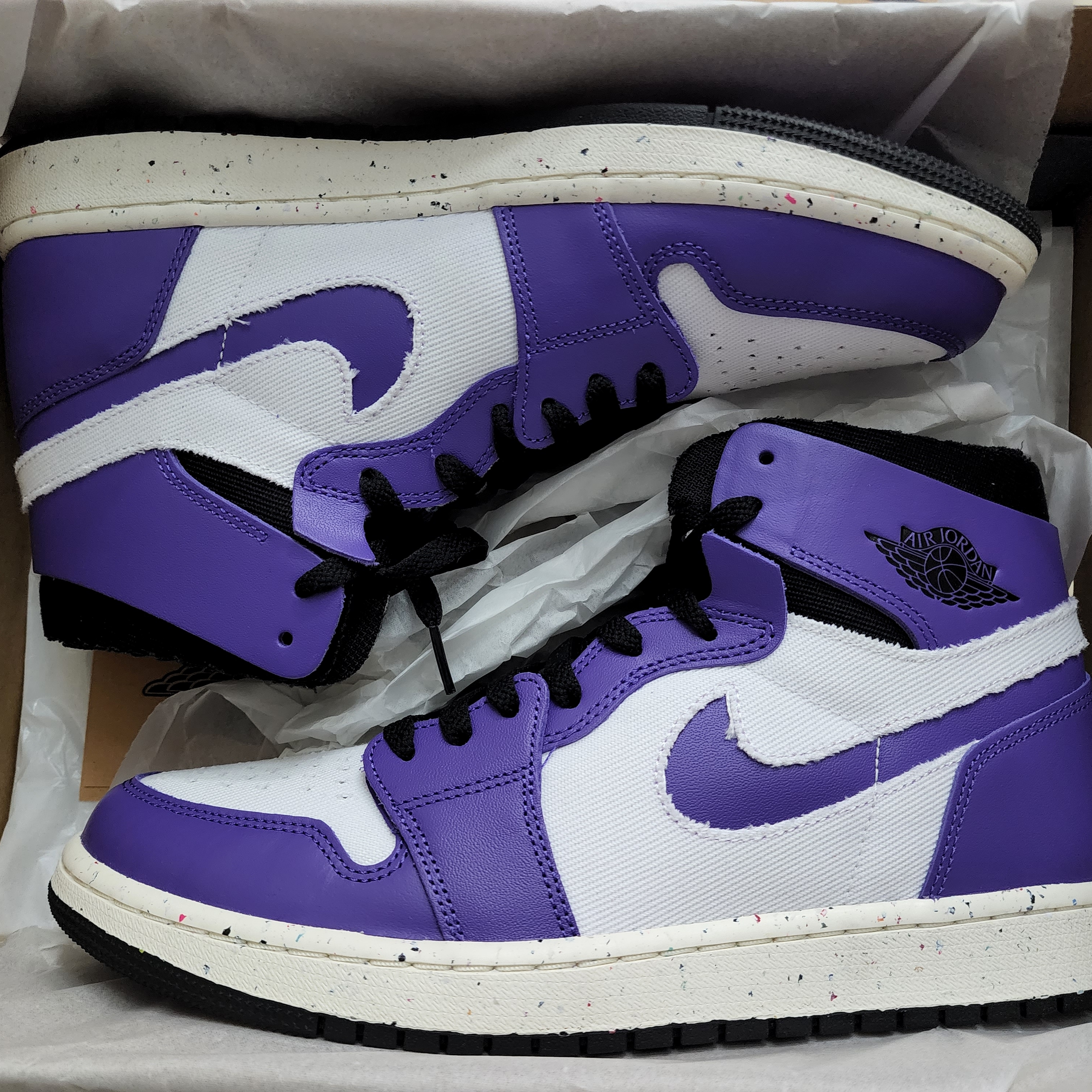 Jordan 1 Zoom Air CMFT Dark Iris 착용 스타일