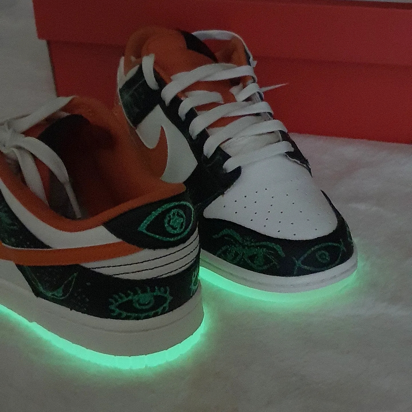 Nike Dunk Low Retro PRM Halloween 착용 스타일 - 5