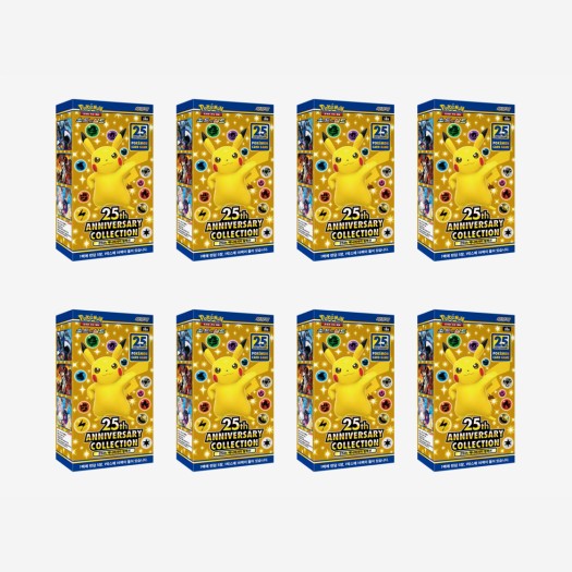 포켓몬 카드 게임 소드&실드 확장팩 25주년 기념 컬렉션 8박스 (총 128팩)
