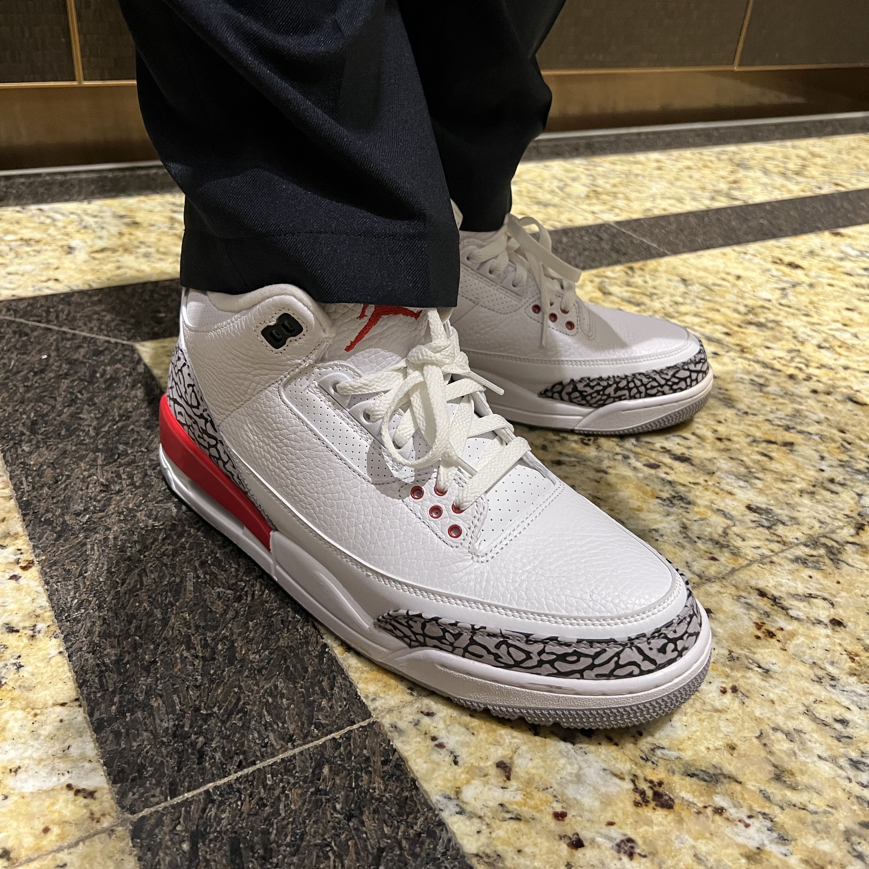 Jordan 3 Retro Hall of Fame, Jordan 3 Retro Tinker Hatfield 착용 스타일 - 1