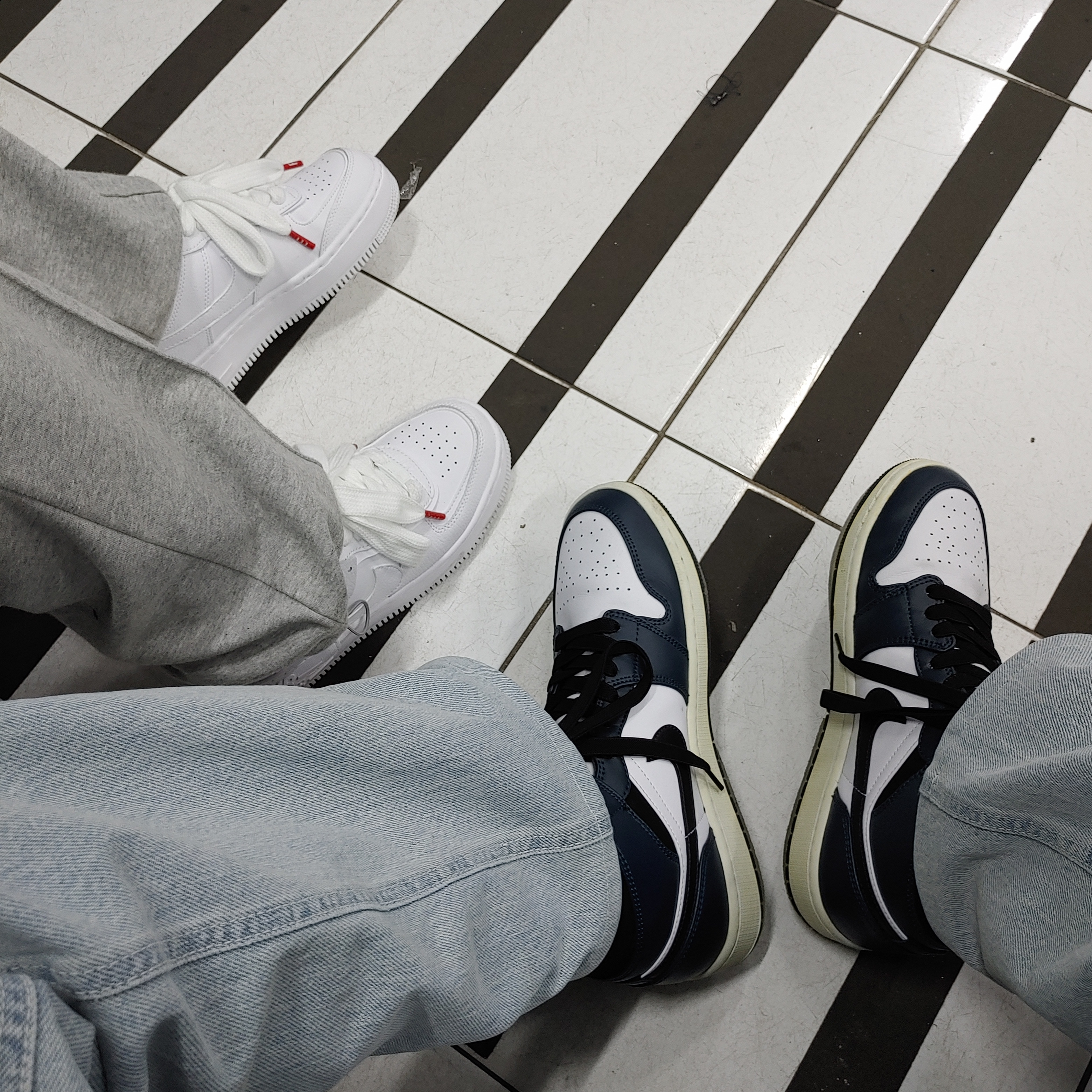 Jordan 1 Mid Dark Teal, Jordan 1 Low Dark Teal 착용 스타일