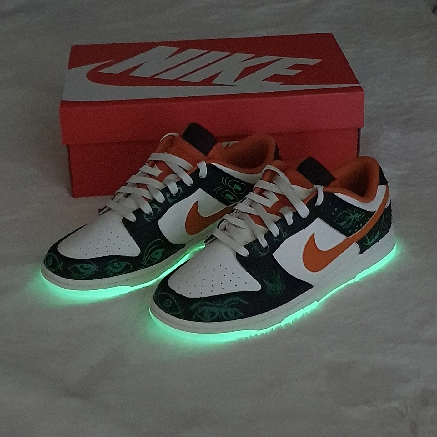 Nike Dunk Low Retro PRM Halloween 착용 스타일 - 1