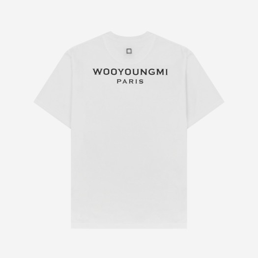 Wooyoungmi Black Back Logo T-Shirt White - 22FW