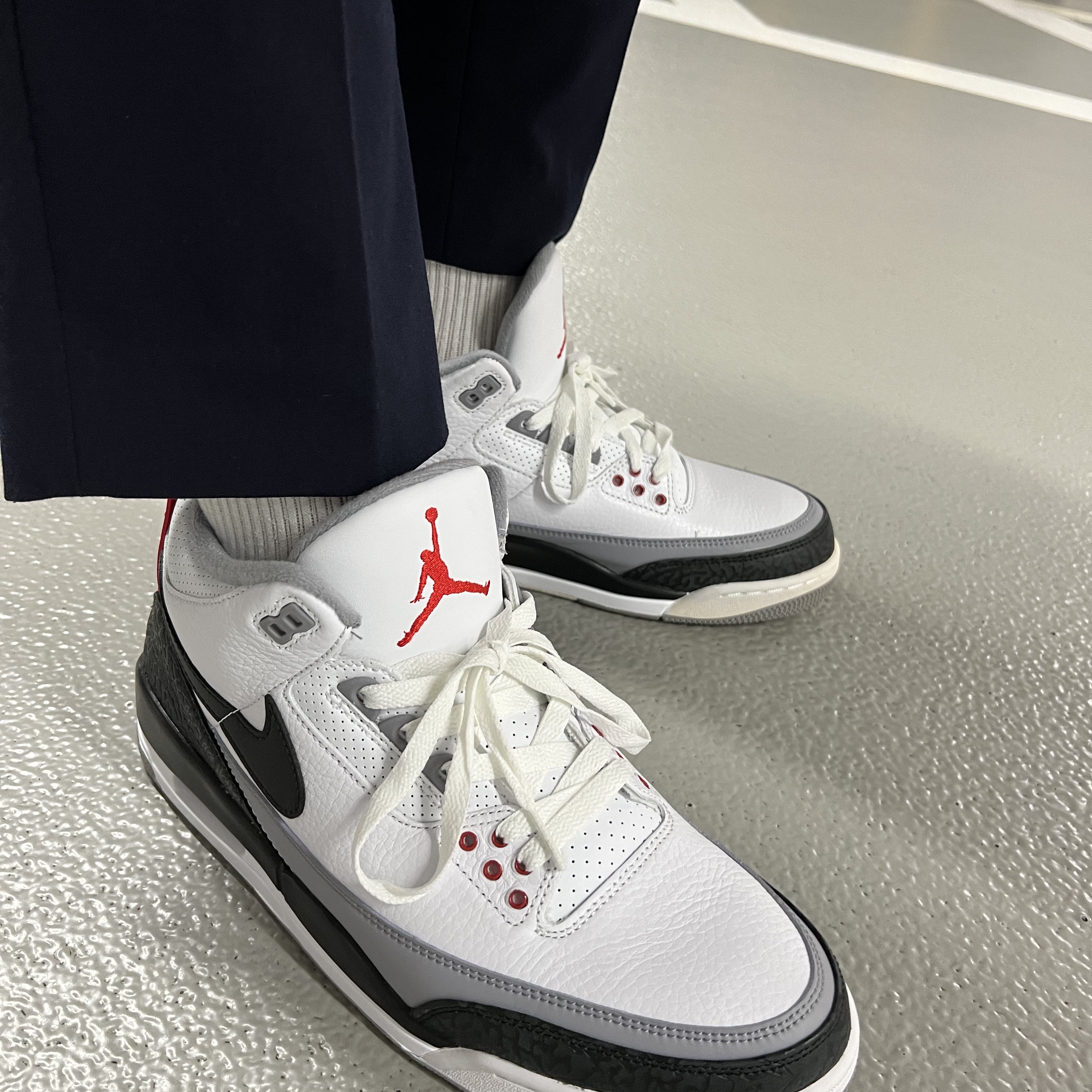 Jordan 3 Retro Hall of Fame, Jordan 3 Retro Tinker Hatfield 착용 스타일 - 2