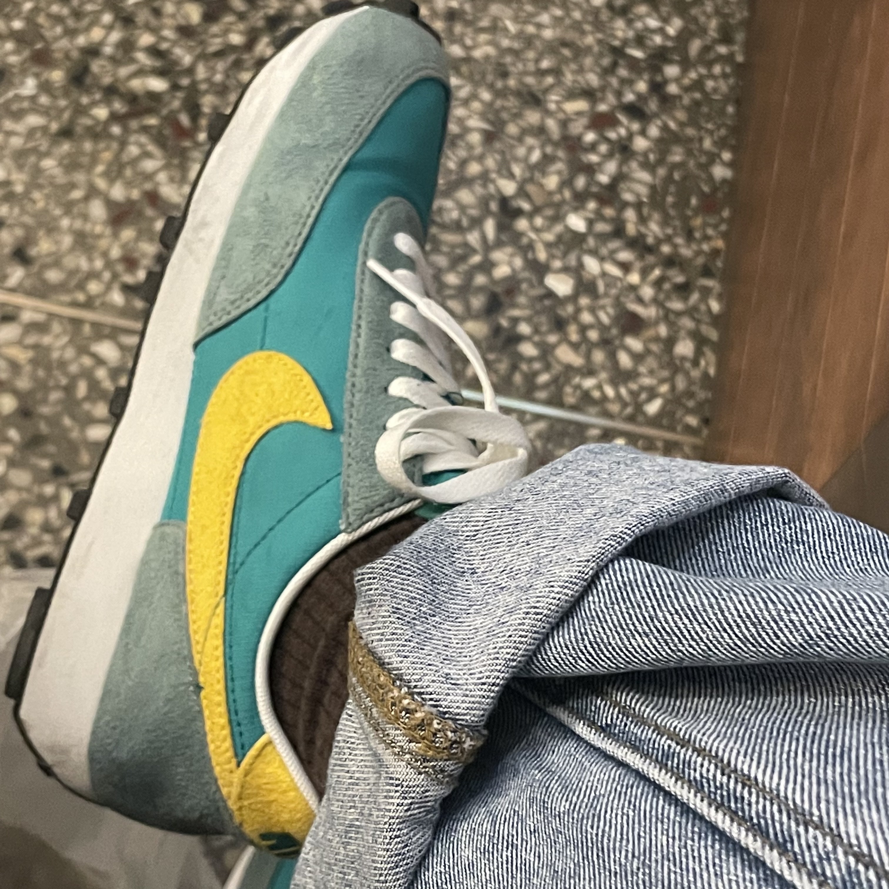 Nike Daybreak SP Neptune Green 착용 스타일