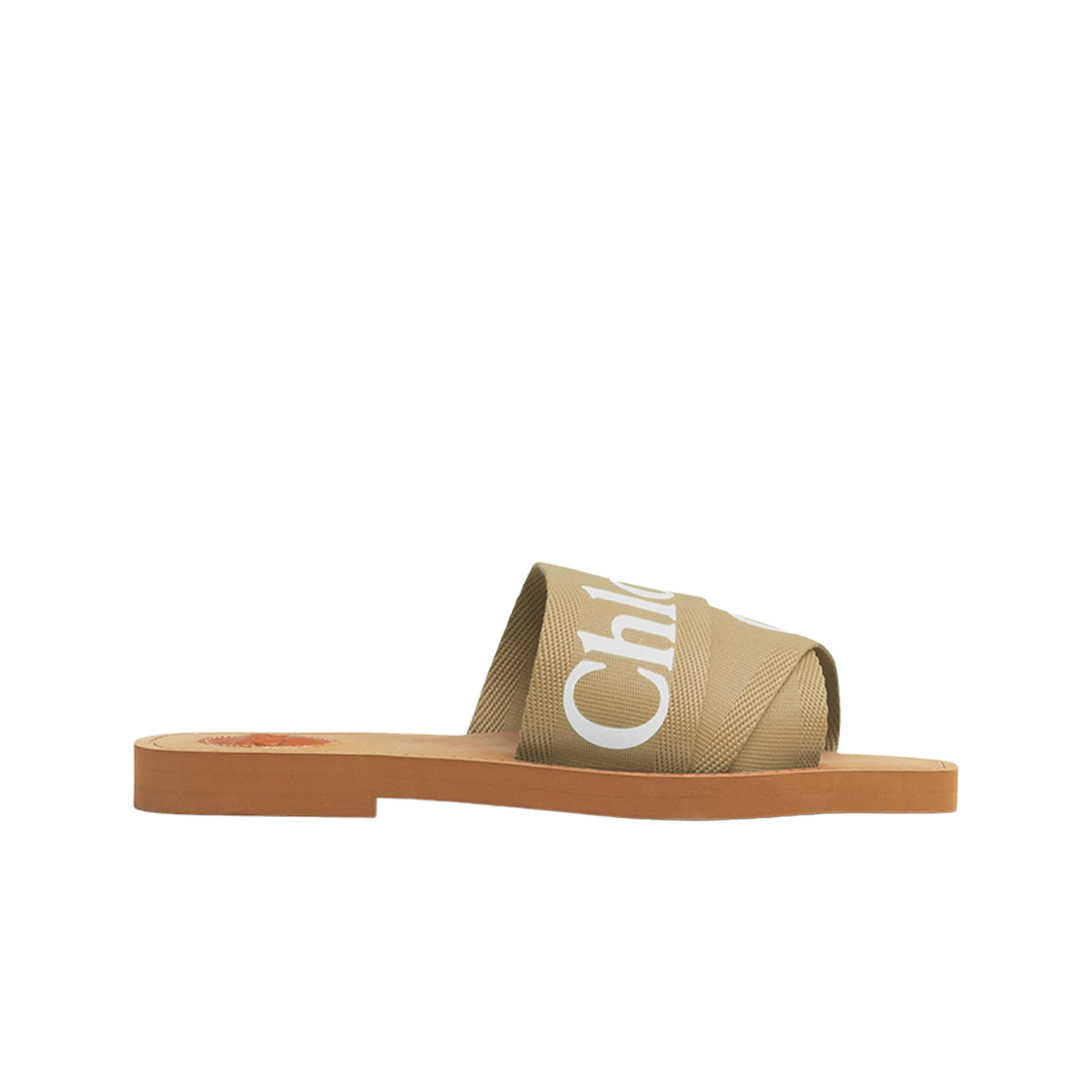 (W) 끌로에 우디 플랫 뮬 소프트 탄((W) Chloe Woody Flat Mule Soft Tan)
