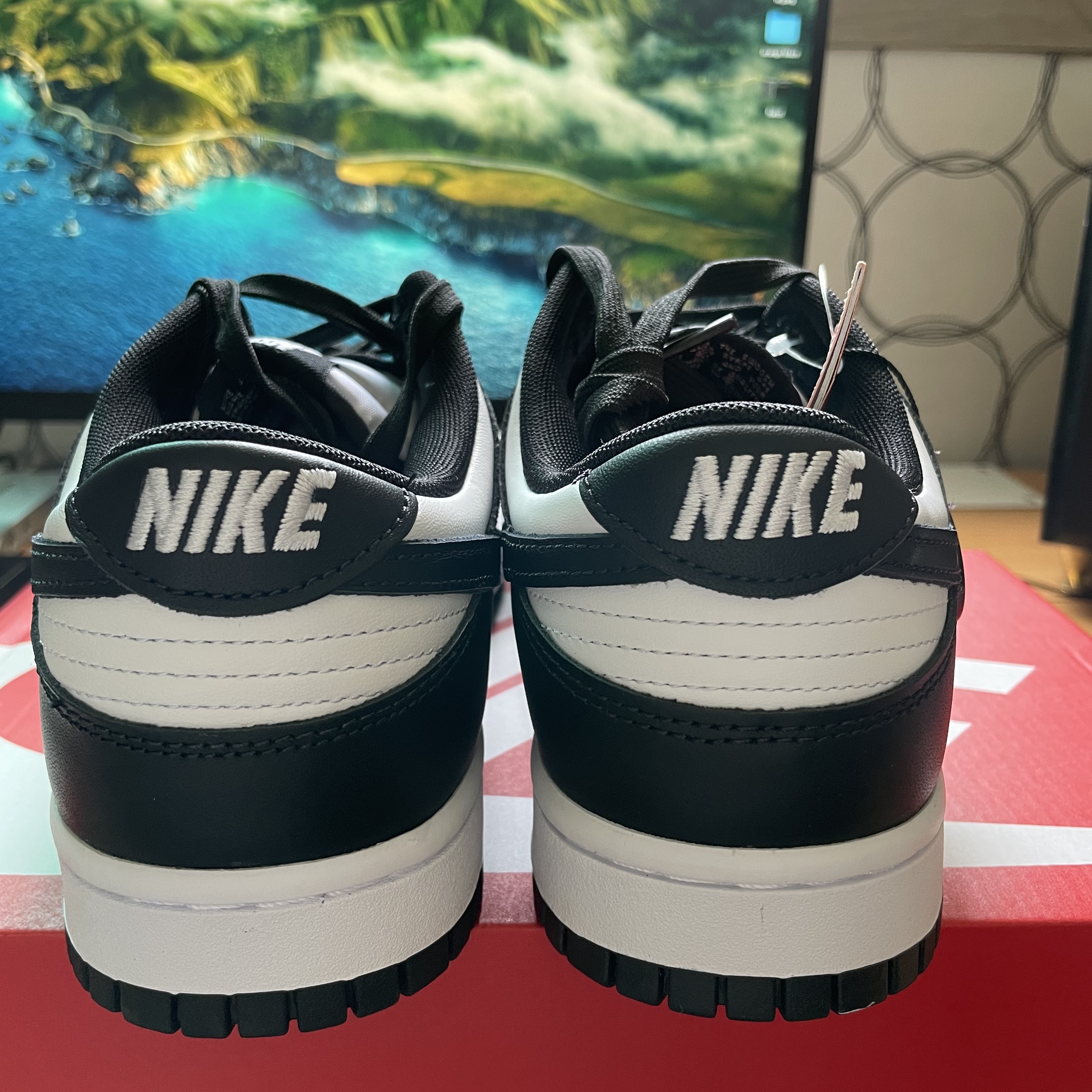 Nike Dunk Low Retro Black 착용 스타일 - 3