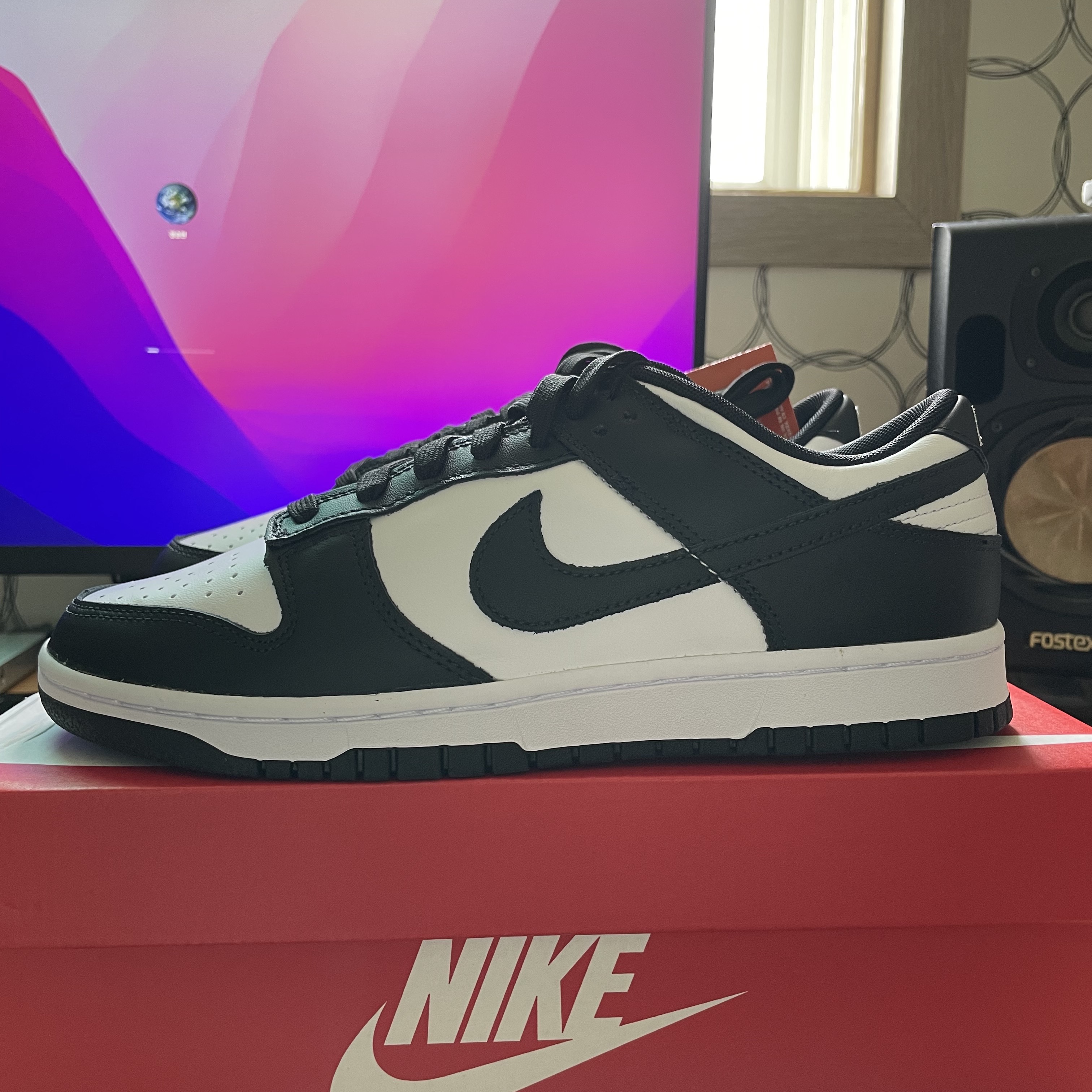 Nike Dunk Low Retro Black 착용 스타일 - 4