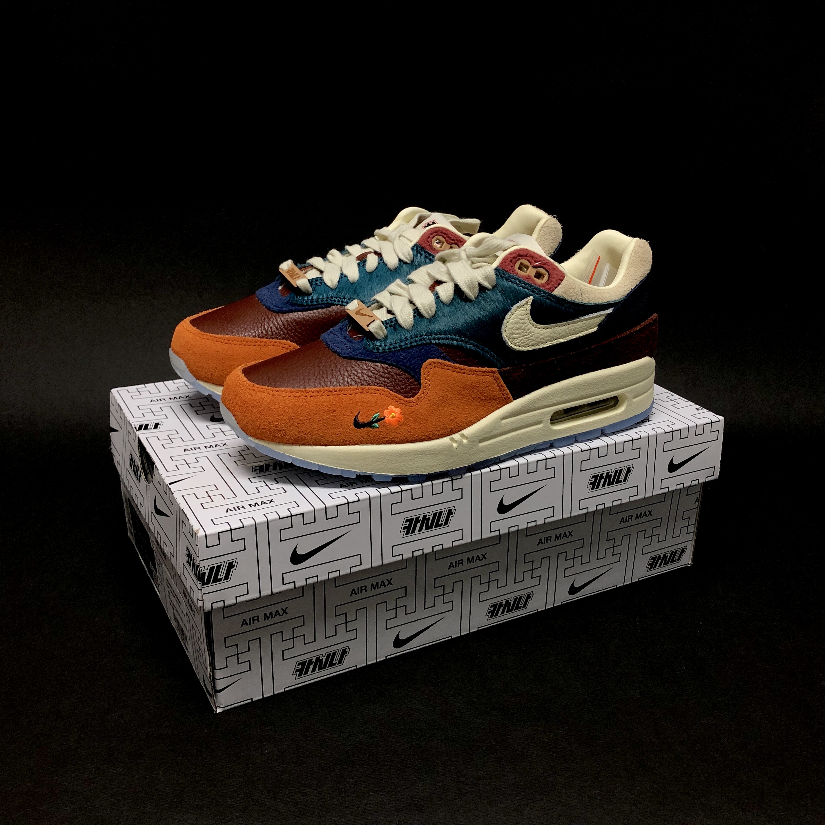 Nike x Kasina Air Max 1 SP Won-Ang Orange 착용 스타일