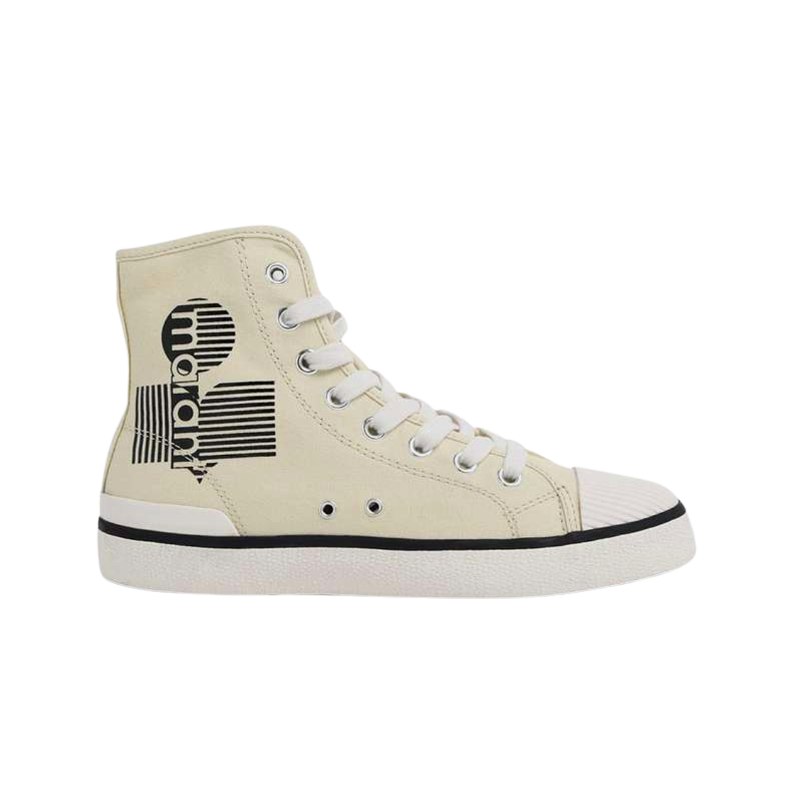 (W) 이자벨 마랑 벤킨 하이탑 캔버스 스니커즈 초크 - 21SS((W) Isabel Marant Benkeen High-Top Canvas Sneakers Chalk - 21SS)