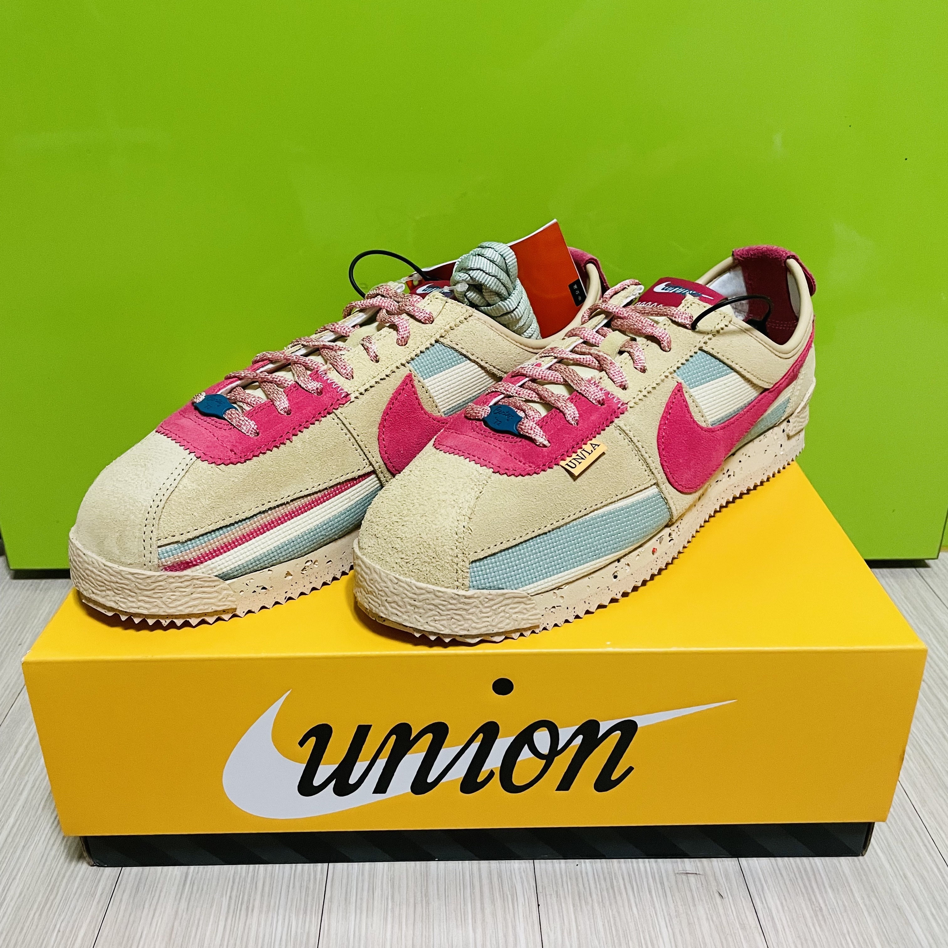 Nike x Union Cortez SP Sesame 착용 스타일 - 1