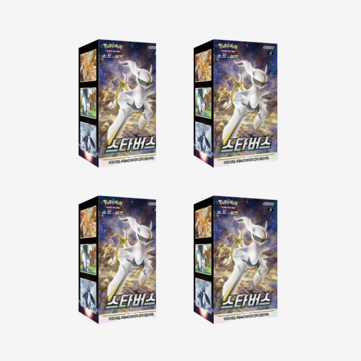 포켓몬 카드 게임 소드&실드 확장팩 스타버스 4박스 (총 120팩)