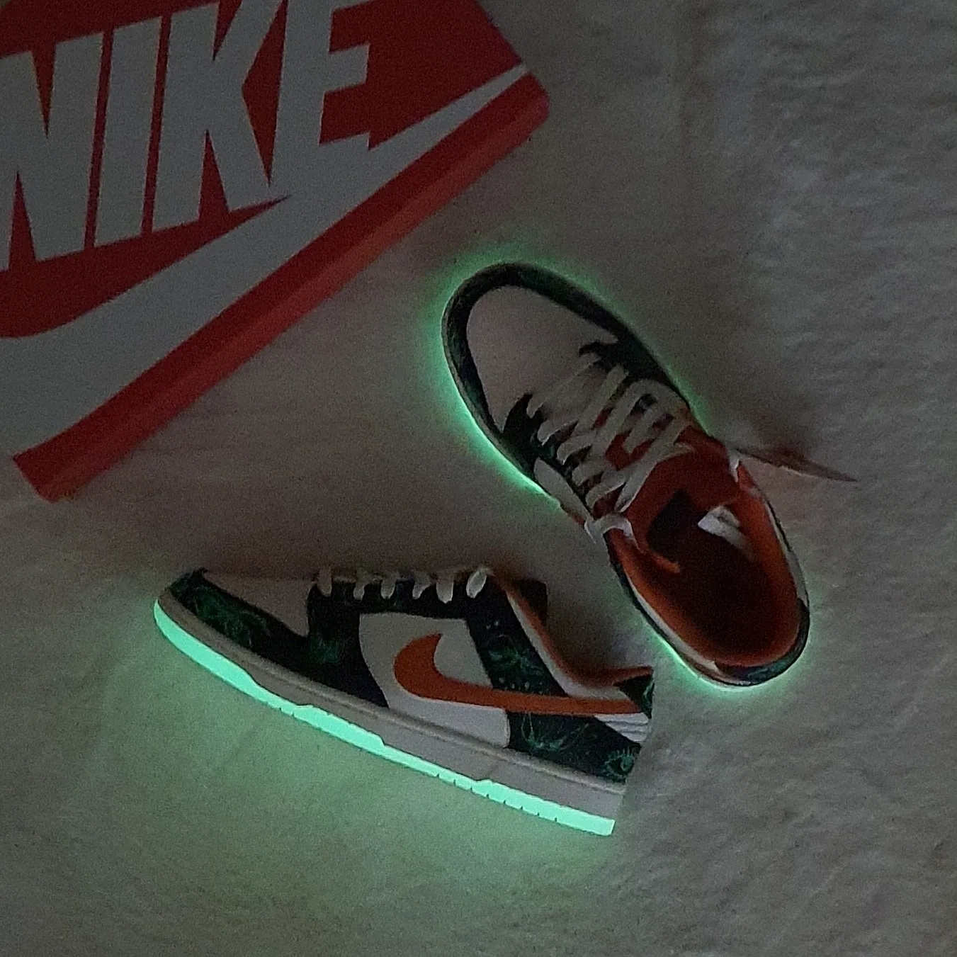 Nike Dunk Low Retro PRM Halloween 착용 스타일 - 3