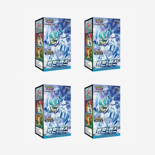 포켓몬 카드 게임 소드&실드 확장팩 브이맥스 백은의 랜스 4박스 (총 120팩)