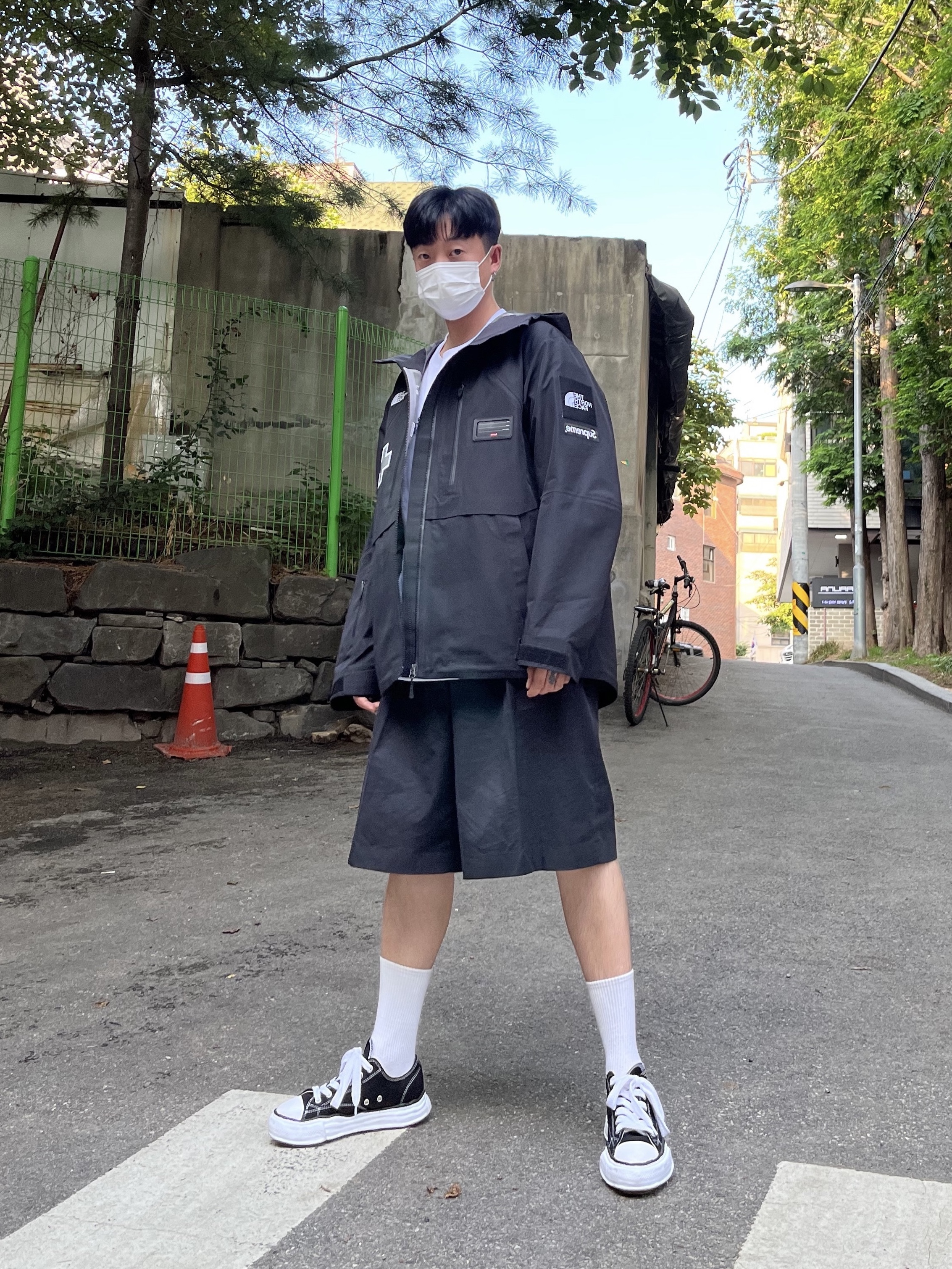 Supreme x The North Face Summit Series Rescue Mountain Pro Jacket Black - 22SS, Maison Mihara Yasuhiro Peterson OG Sole Canvas Low Sneakers Black 착용 스타일