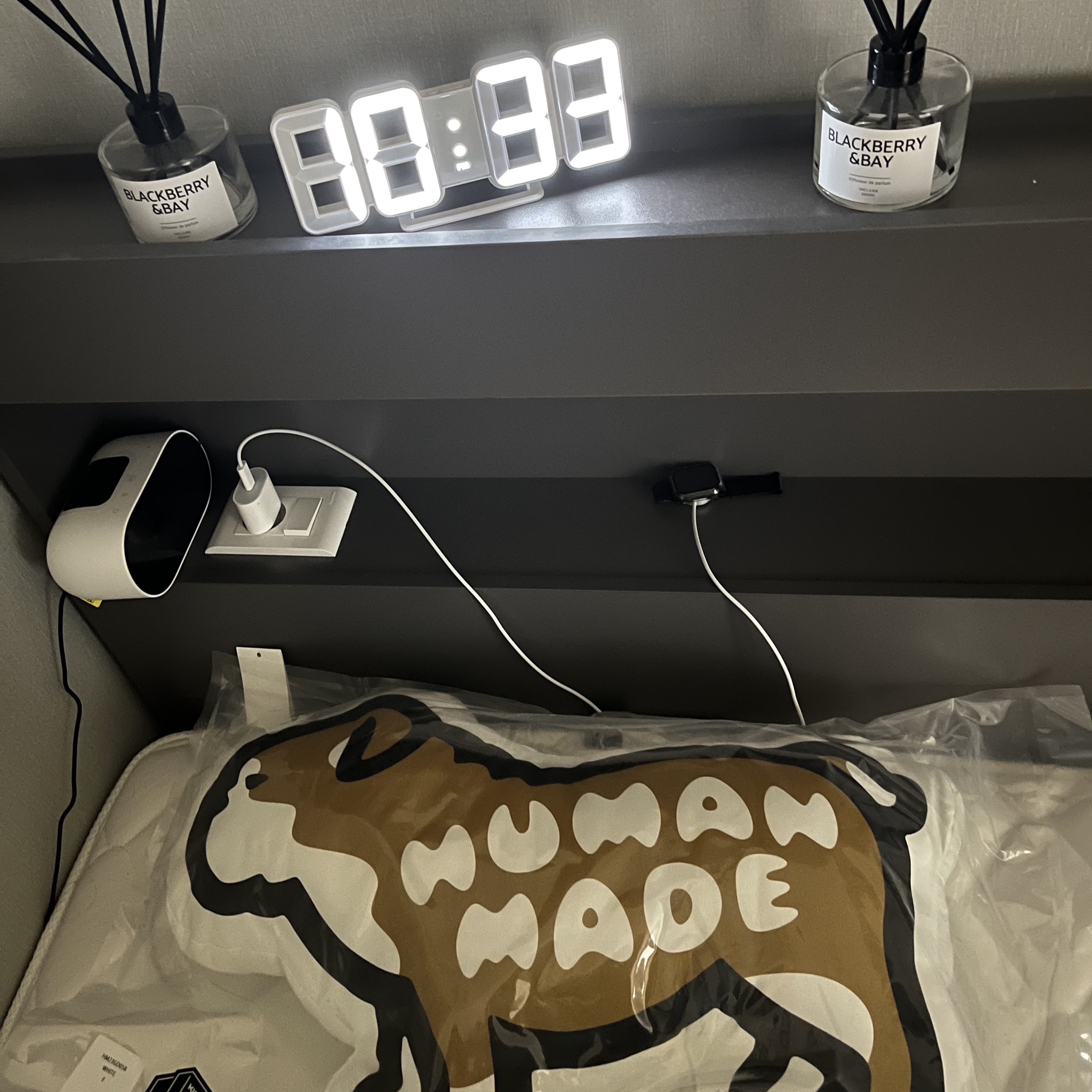 Human Made Bulldog Cushion 착용 스타일 - 3