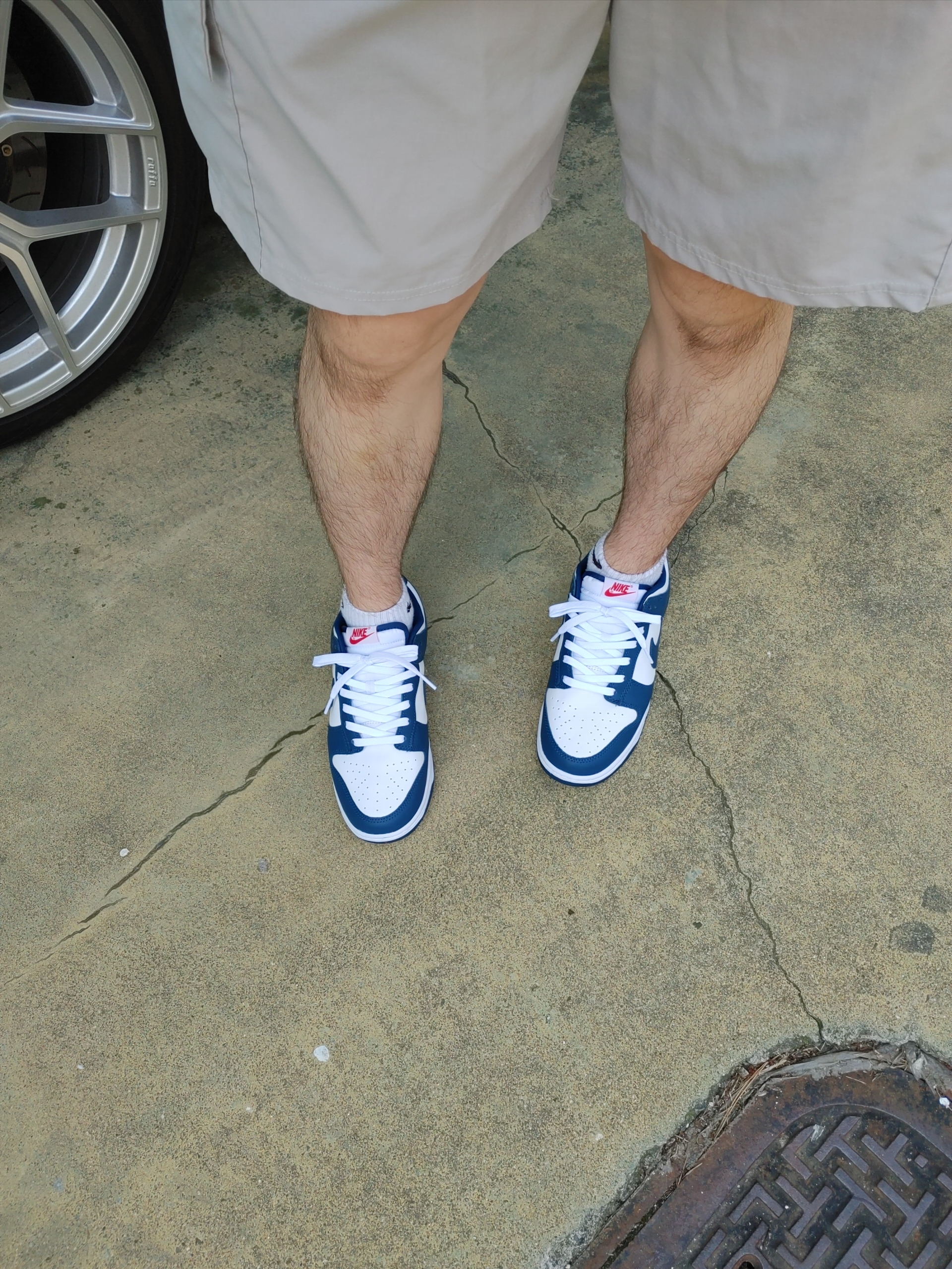 Nike Dunk Low Retro Valerian Blue 착용 스타일