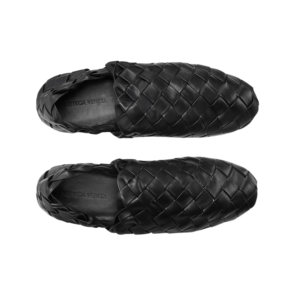 (W) 보테가 베네타 램스킨 레더 슬리퍼 블랙((W) Bottega Veneta Lambskin Leather Slippers Black) - 2