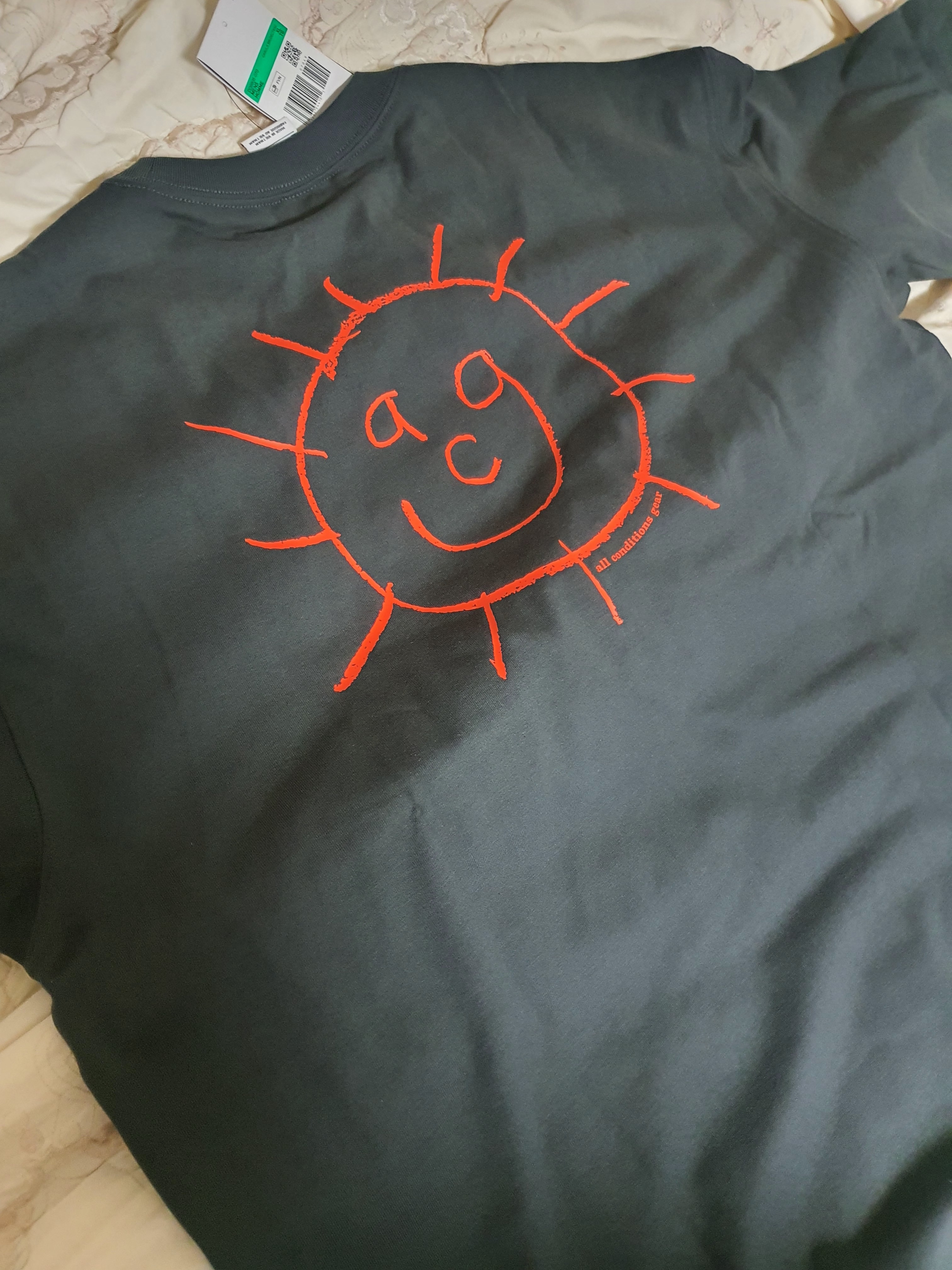 Nike ACG Sunshine T-Shirt Dark Smoke Grey - US/EU, Nike ACG Sunshine T-Shirt Dark Smoke Grey - Asia 착용 스타일 - 1